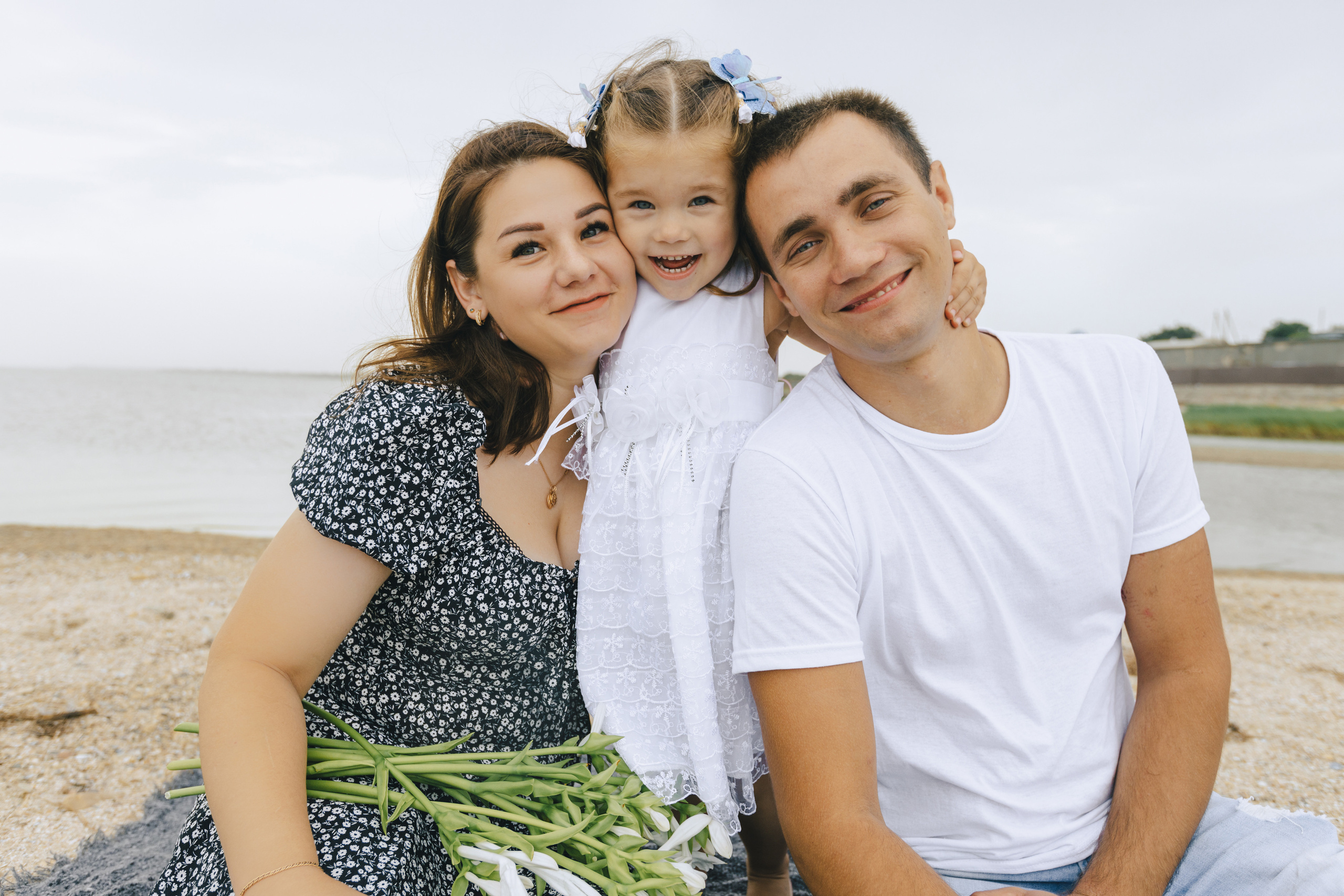 Алена, Николай и Полина. Фотограф Таганрог Любимая Надя