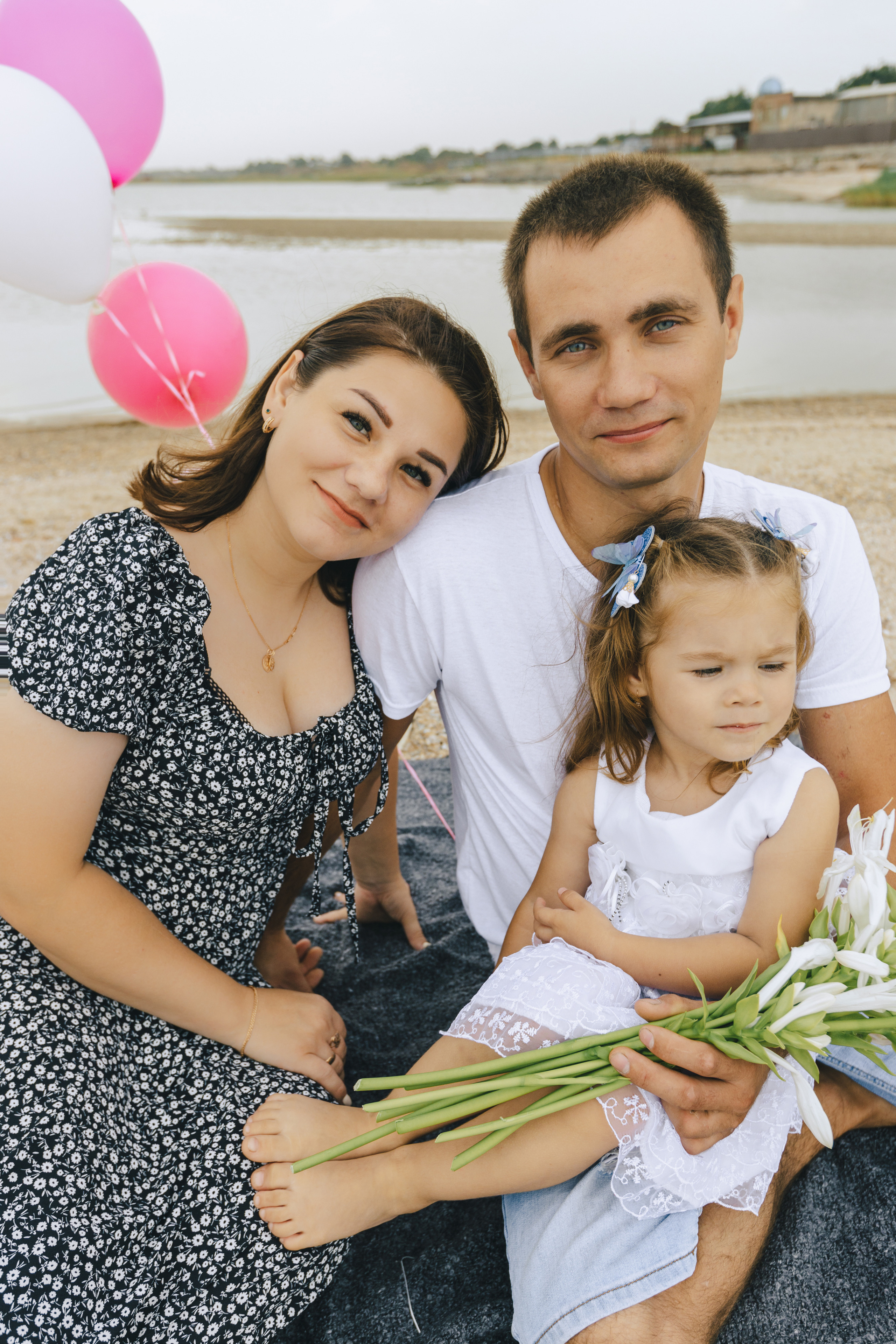 Алена, Николай и Полина. Фотограф Таганрог Любимая Надя