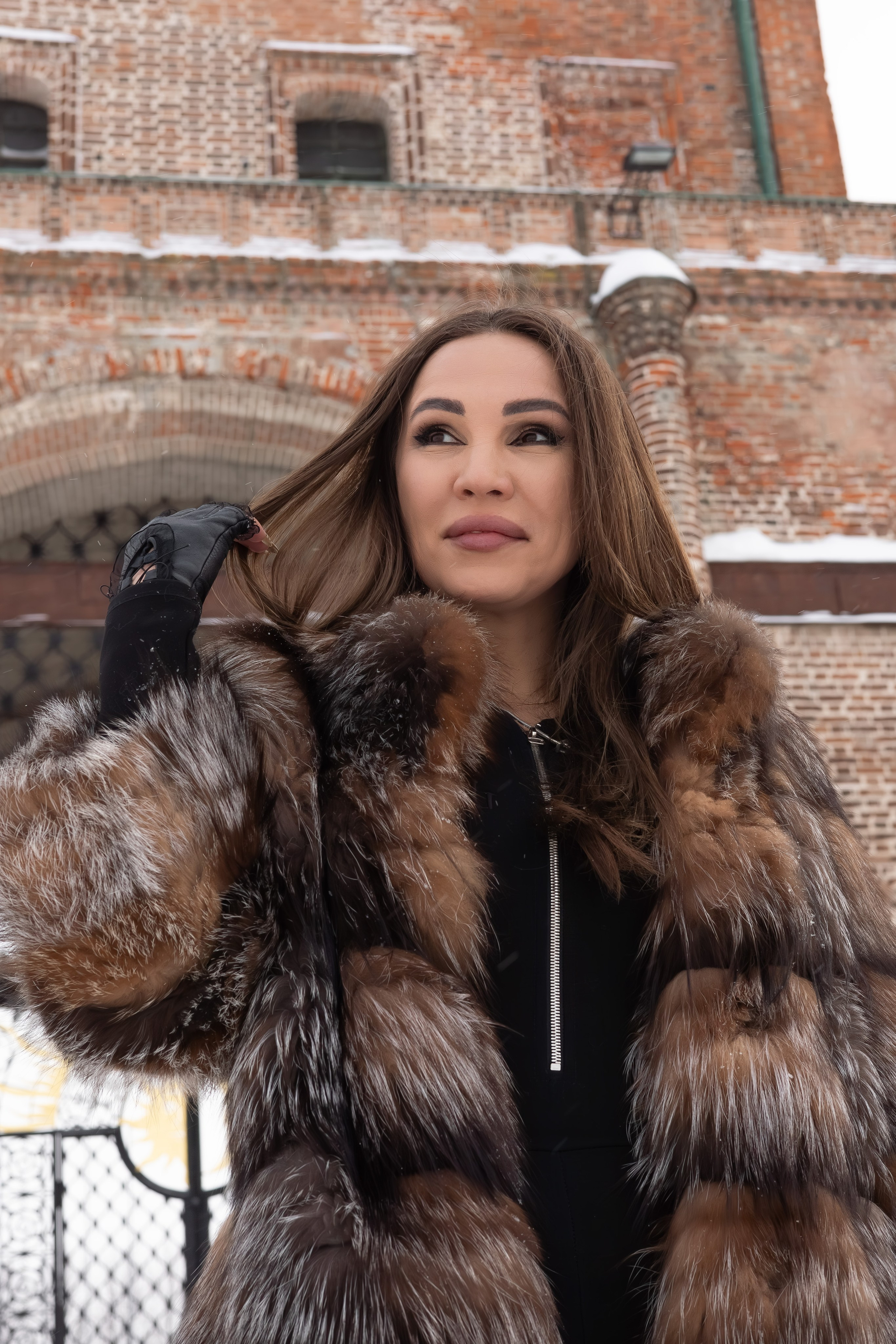 Альбина. Зимняя прогулка по Казанскому Кремлю. Портретный фотограф Панферова Регина г. Санкт-Петербург, г. Казань