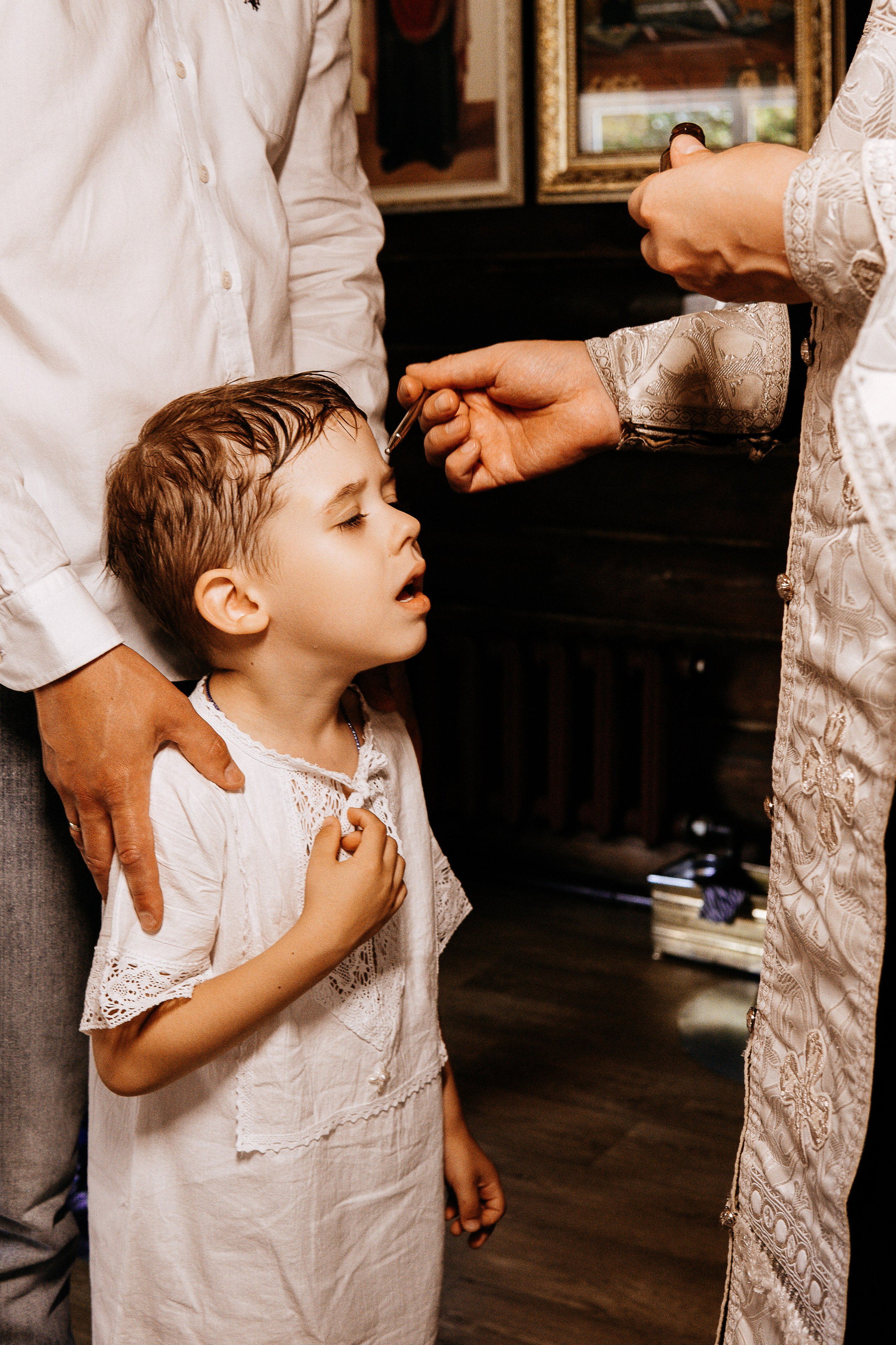 Крещение Таисии и Даниила. Фотограф Алла Быкова