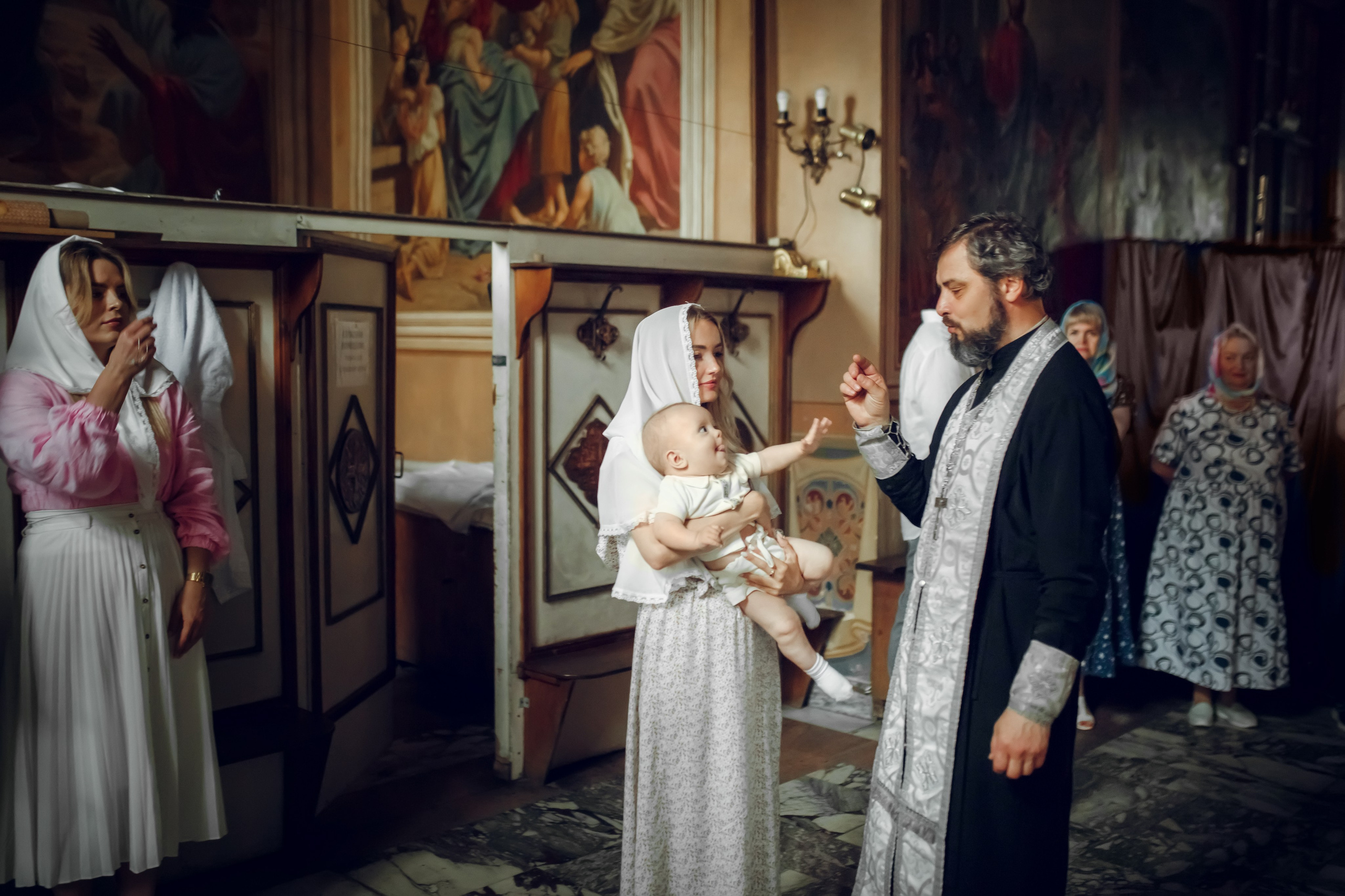 Крещение Бориса. Фотограф на Крещение, семейный фотограф в Москве