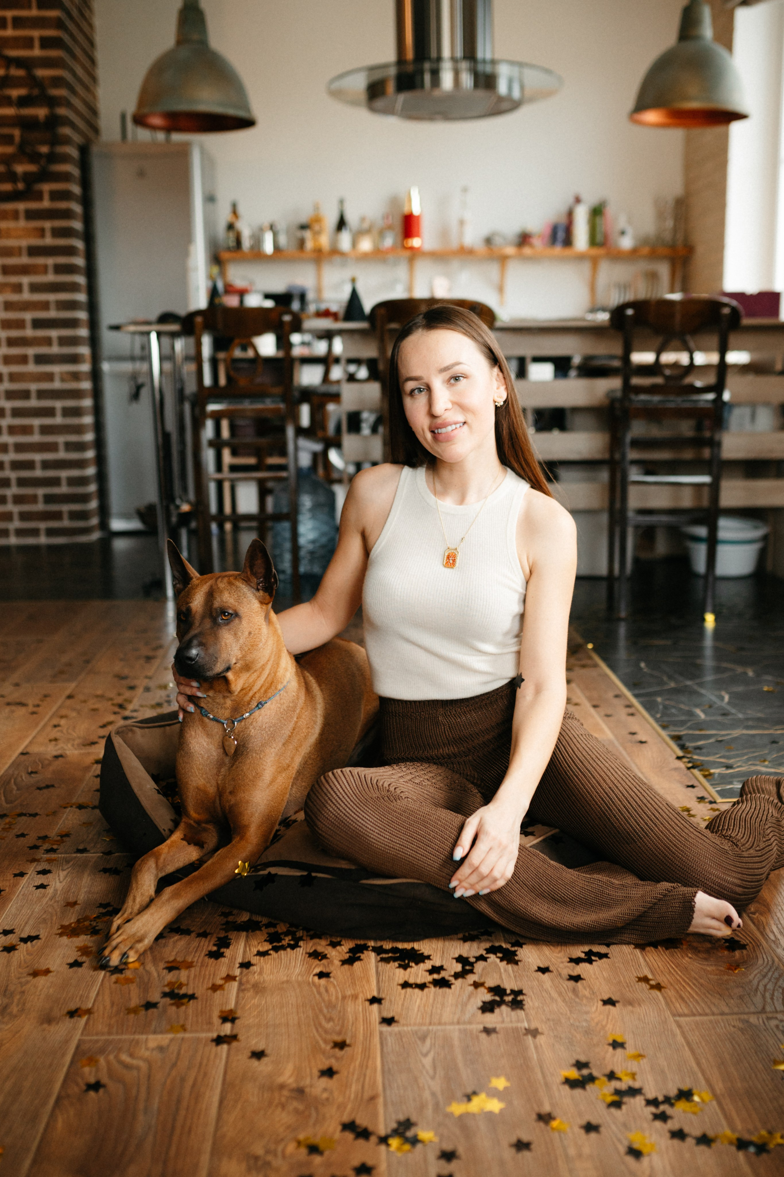 Оксана и Зевс. Фотограф анималист в Москве Ольга Агушева