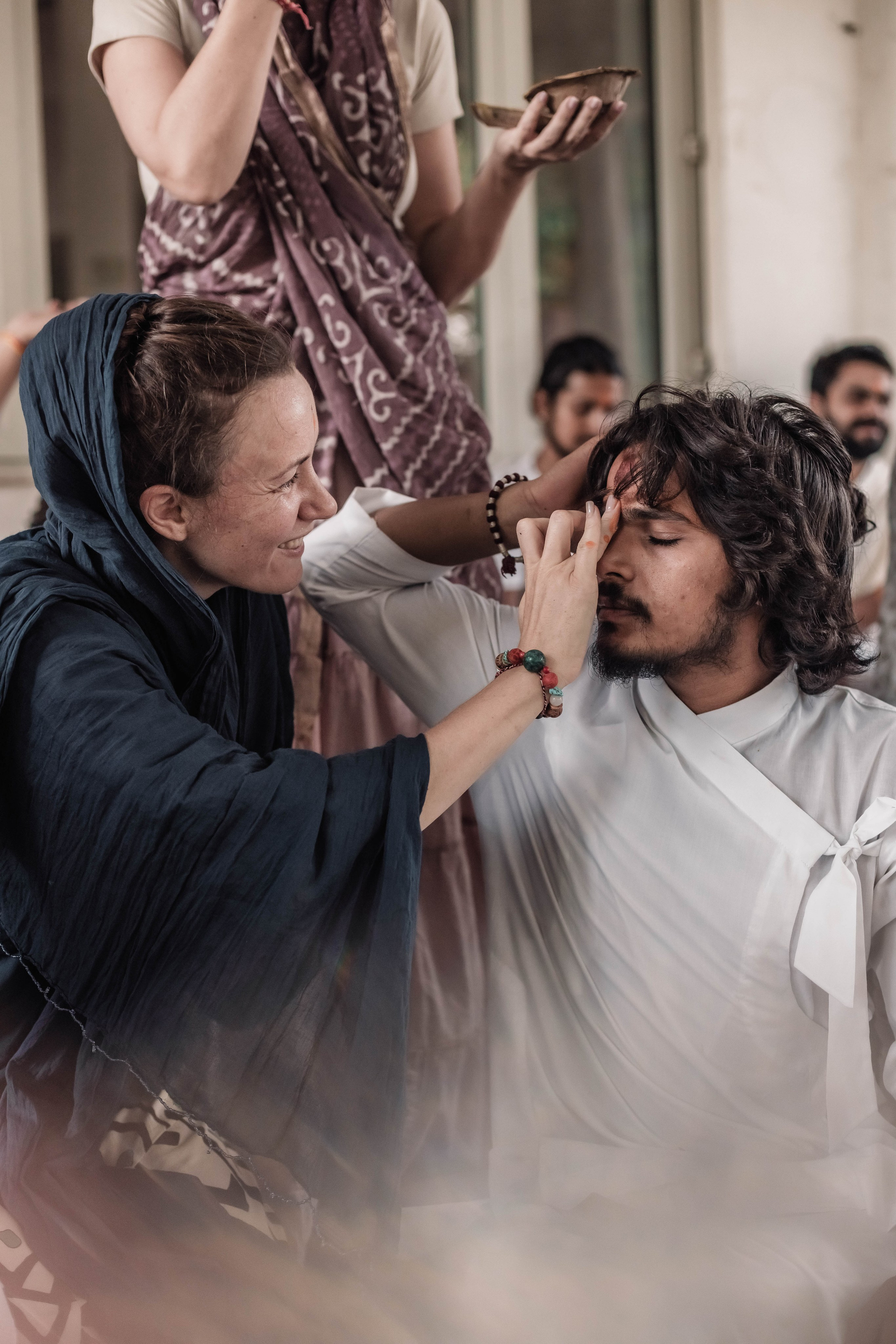 Pitri Paksha yagyas & poojas Devraha Baba ji ashram. Mariam Bagdasaryan