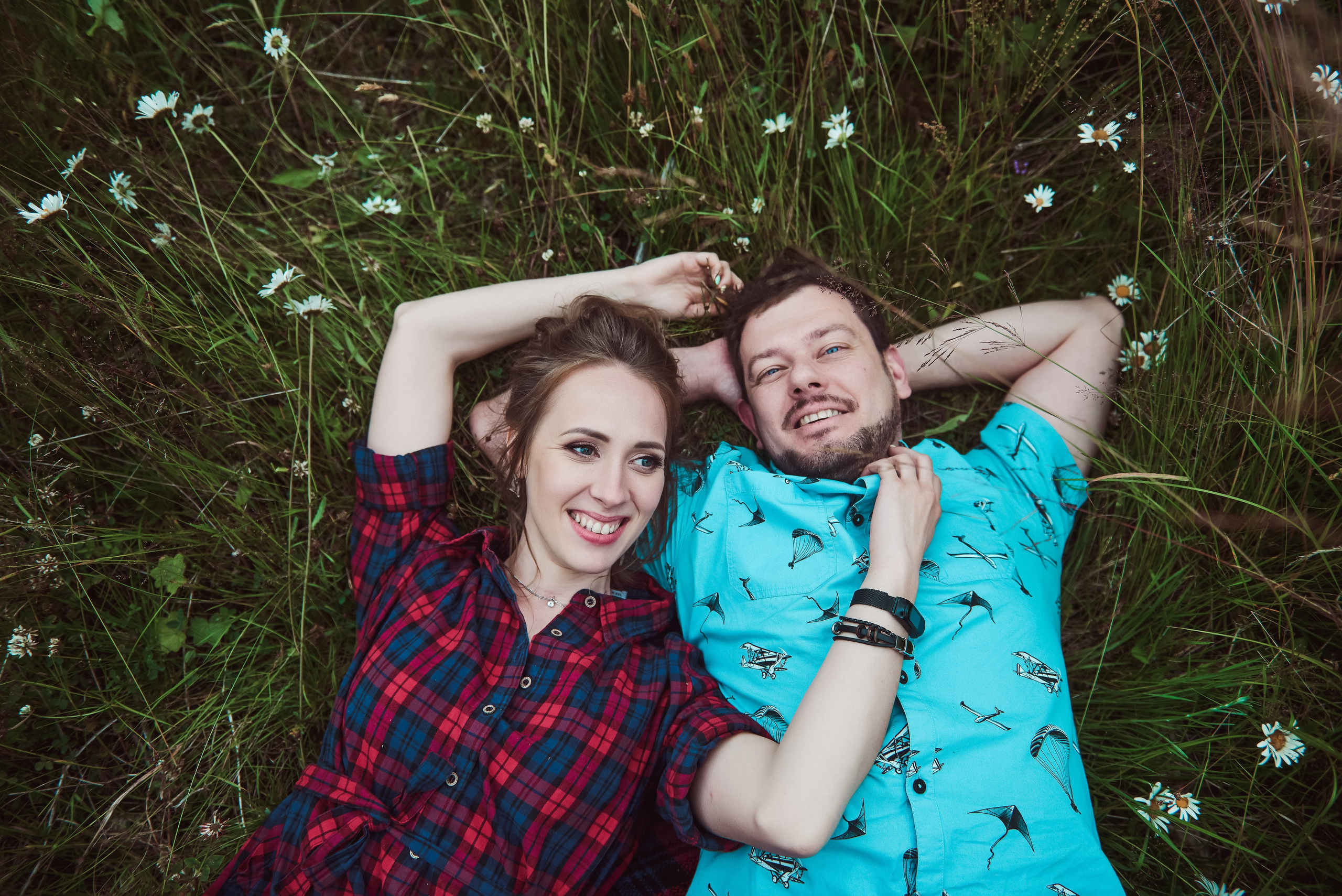 Александра и Вячеслав (фотосессия Love story на природе). Портретный, семейный и свадебный фотограф в Санкт-Петербурге и в Пушкине Ширяев Денис