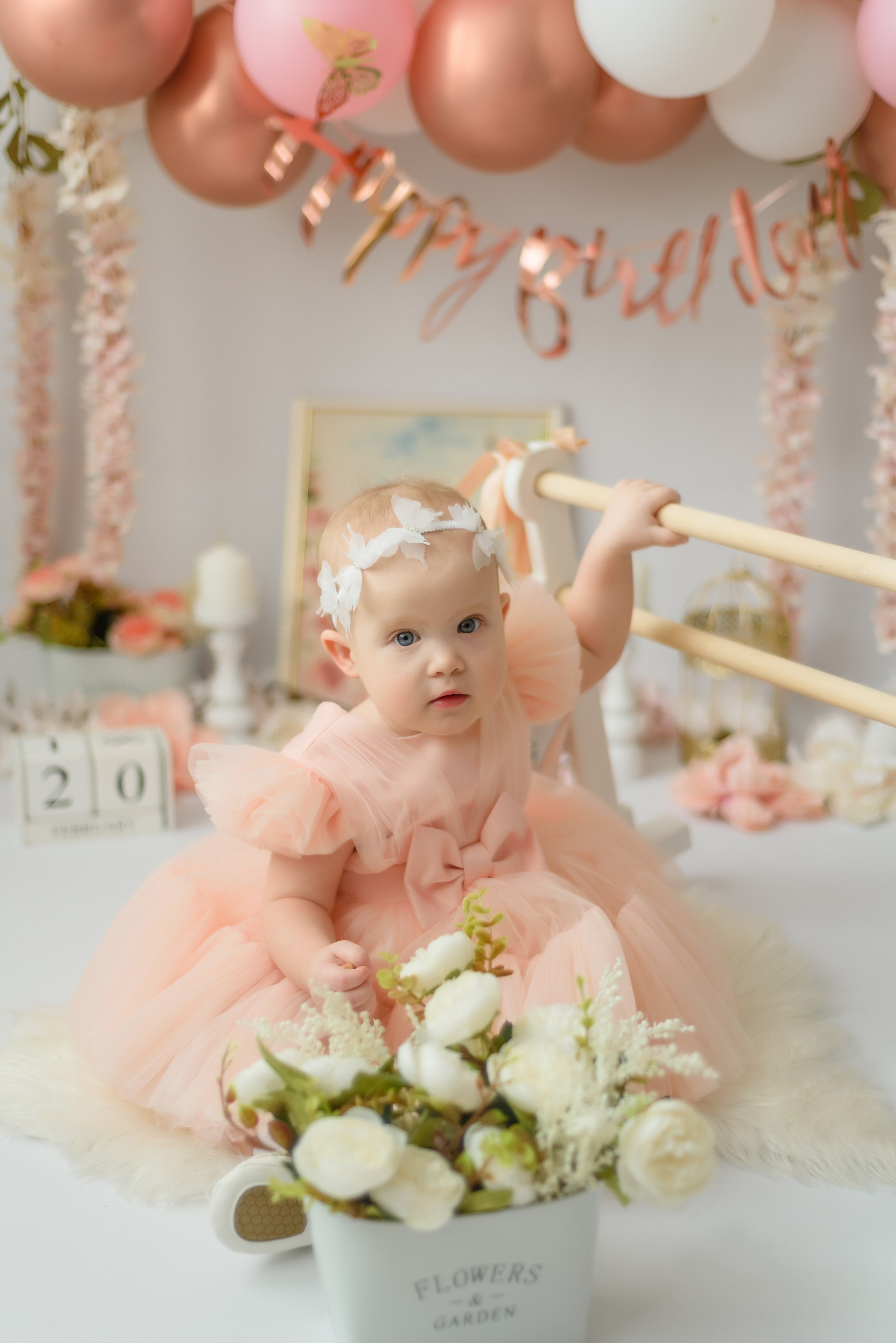 «Балерина» Виолетта 1 годик. Детский Фотограф |Фотограф на годик в Брянске Ирина Романова