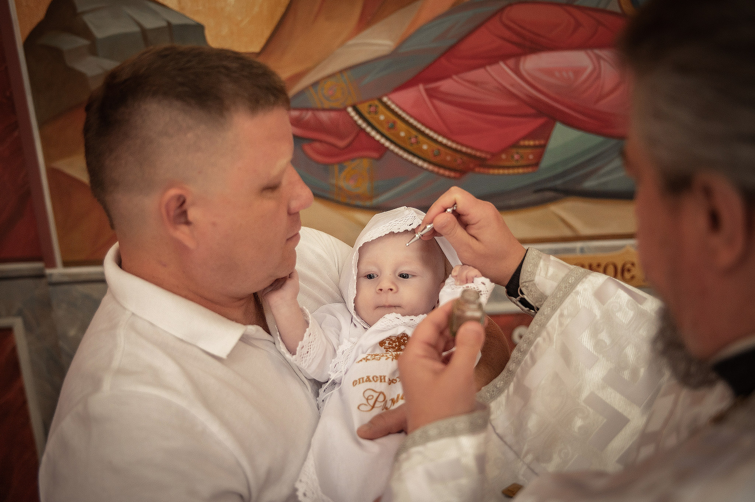 Таинство Крещения Романа, Храм Всех Святых Волгоград Мамаев Курган. Церковный, семейный и репортажный фотограф Волгоград, Волжский