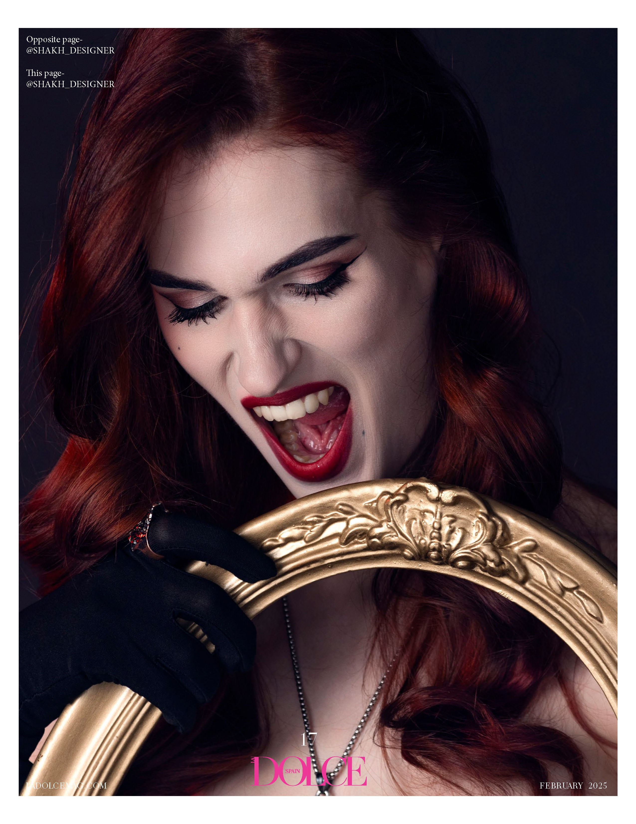 Вамп. Публикация в DOLCE magazine. Портретный фотограф в Санкт-Петербурге Савельева Ольга