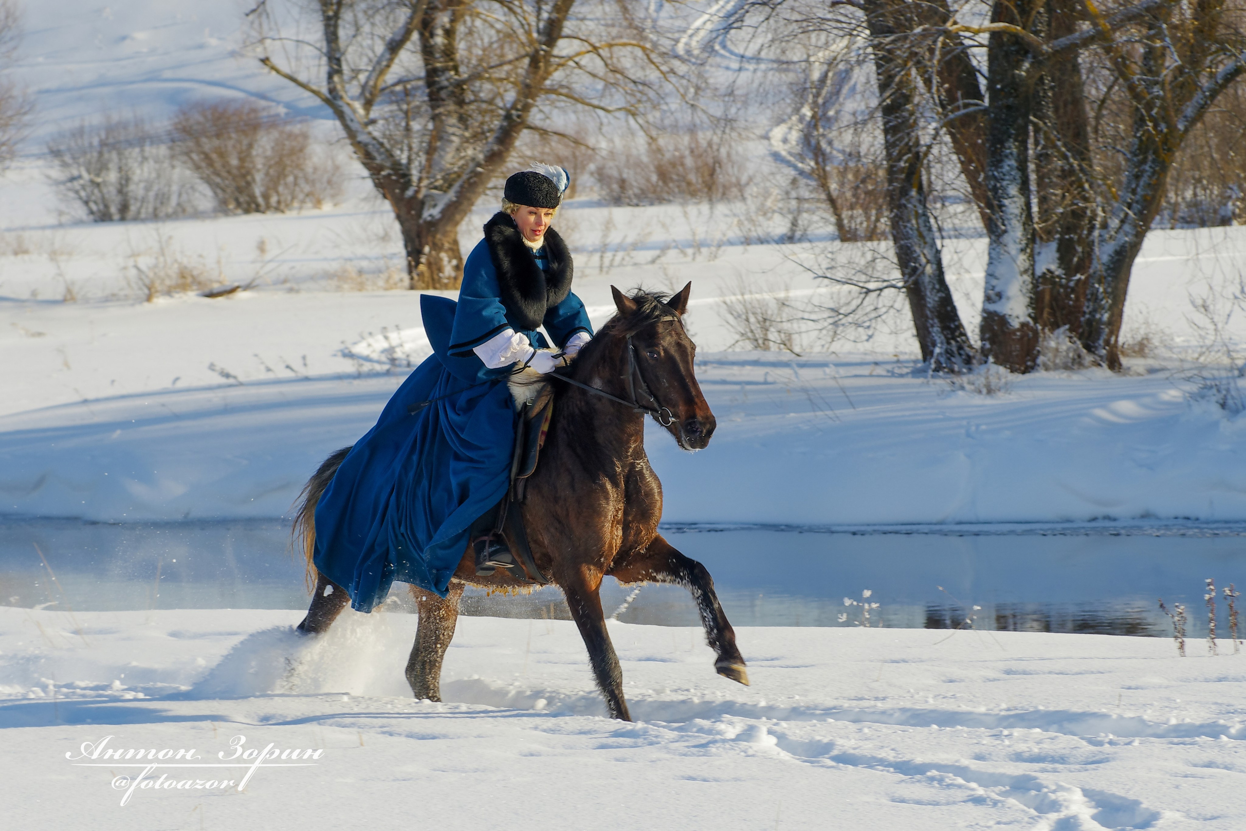 Конная охота. Семейный и детский фотограф Антон Зорин