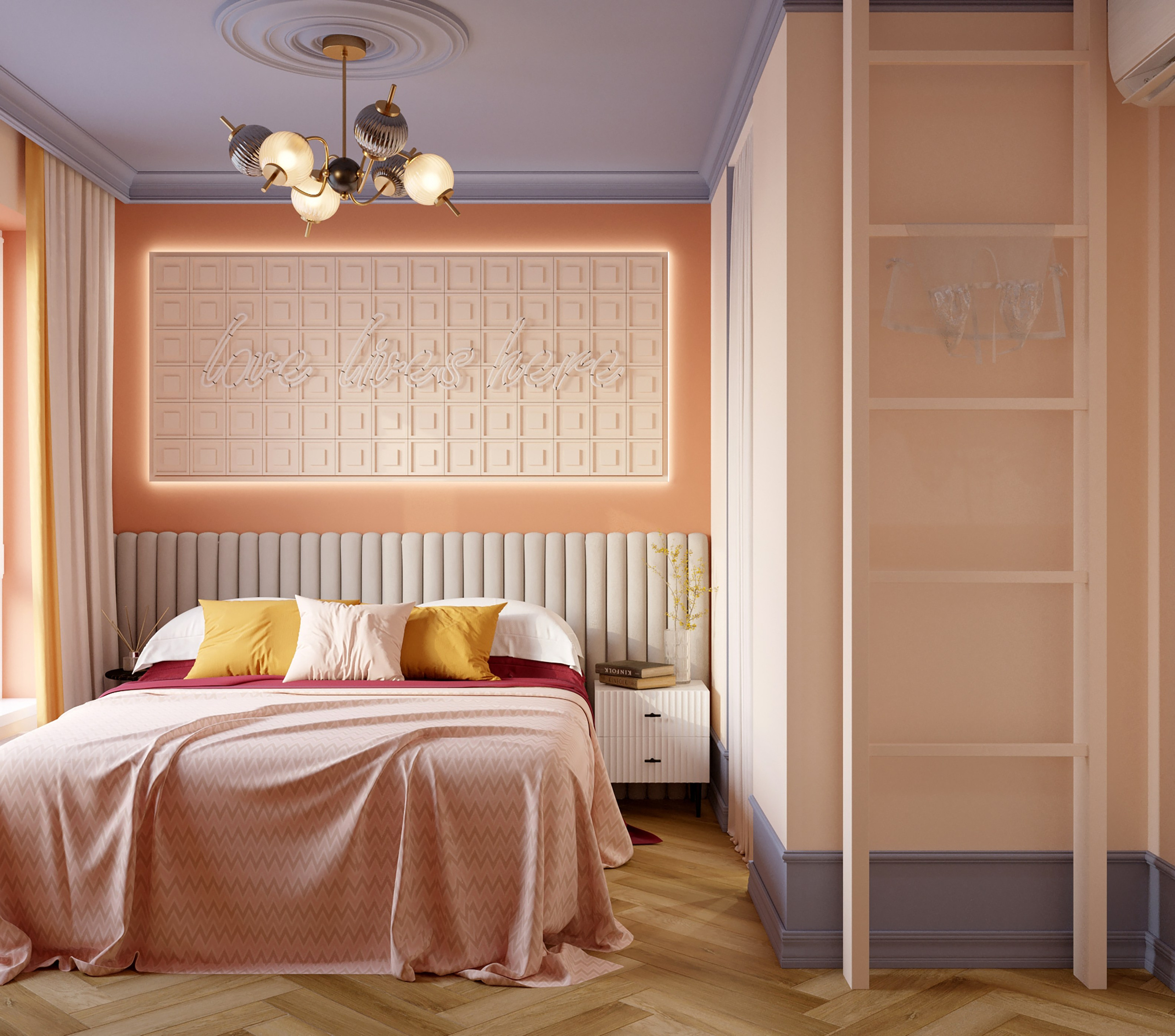 Квартира для девушки ЖК Молодогвардейская. Дизайнер интерьера Троилова Арина