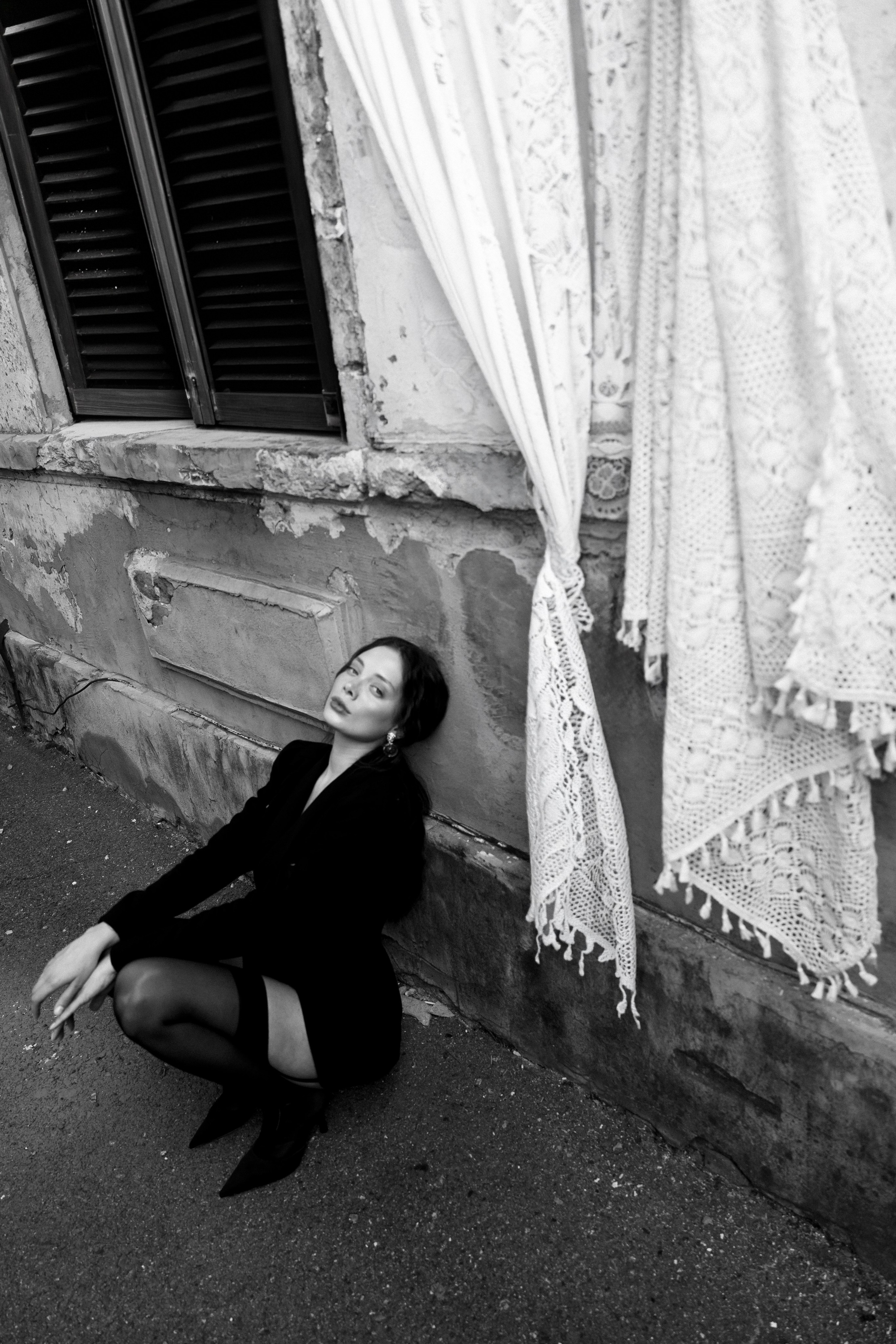 Нуарная чб фотосессия. Свадебный и семейный фотограф в Красноярске Прохорова Екатерина