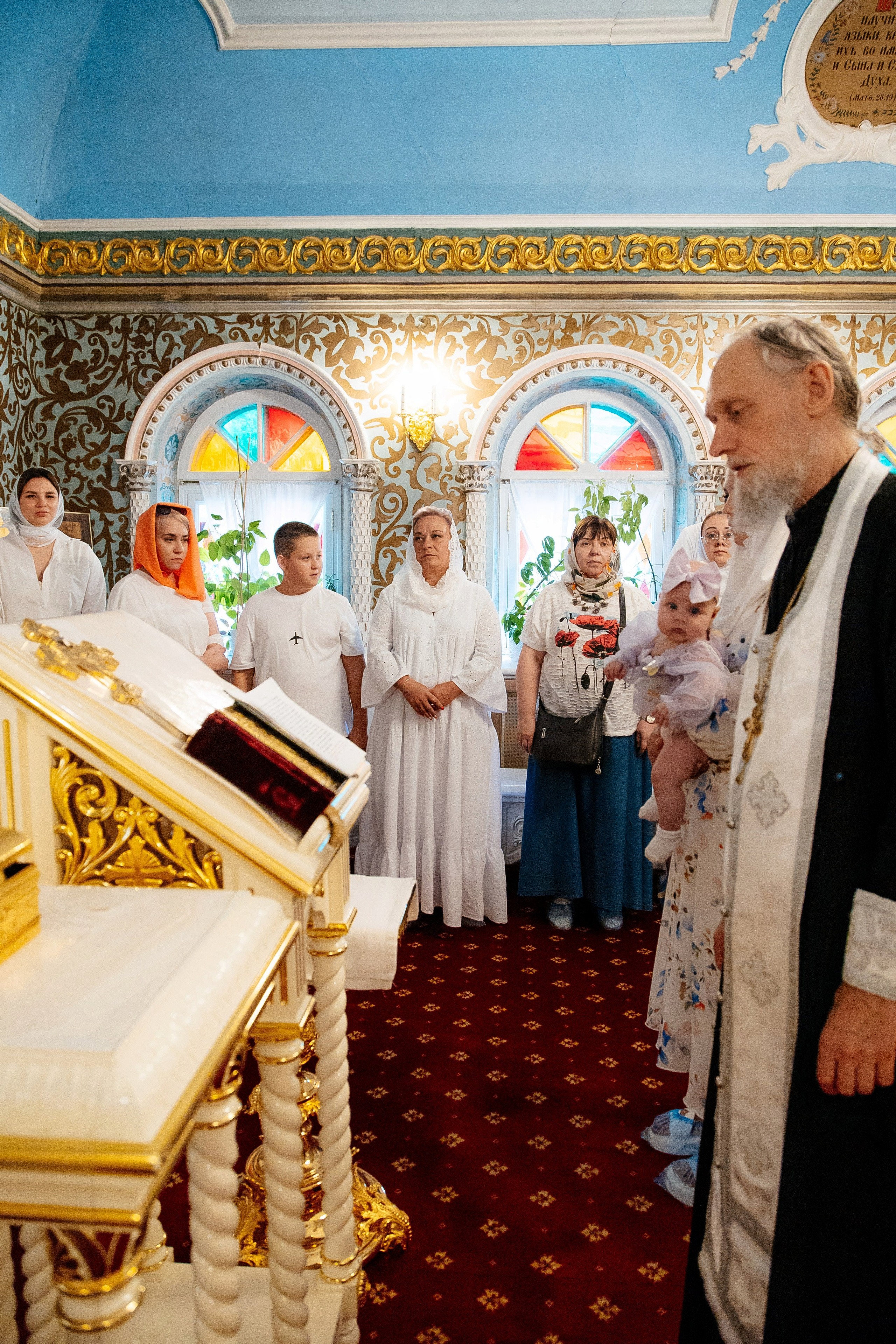 Крещение Полины. Семейный и детский фотограф в Москве Александра Мак