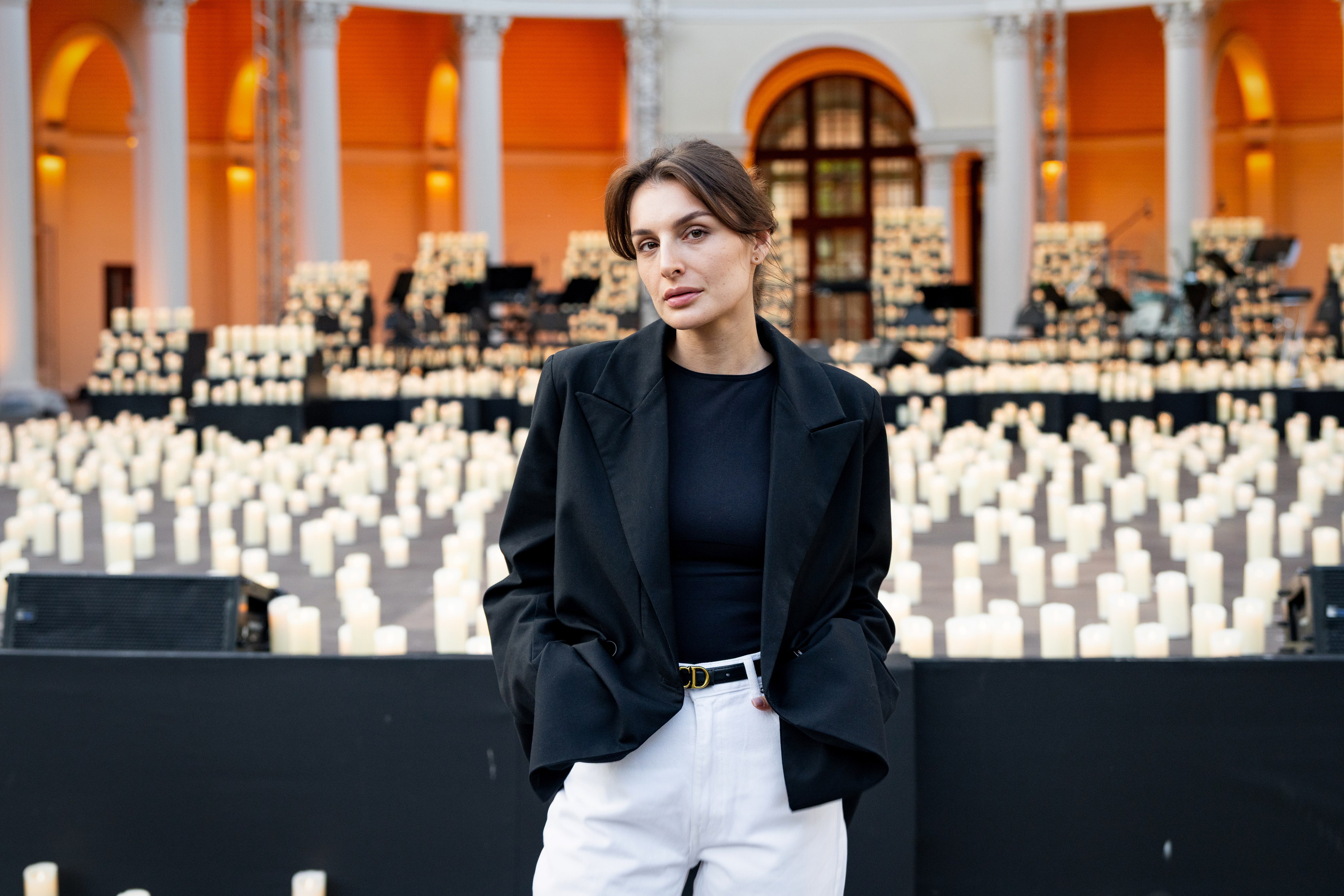 Симфонический оркестр Lumisfera при свечах. Фотограф Никита Комаров