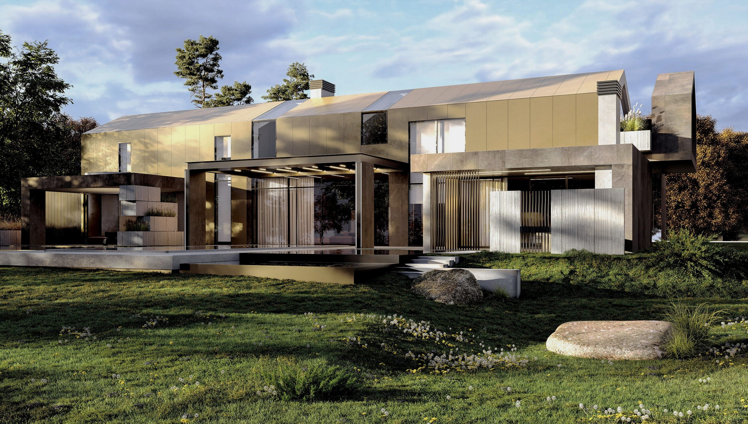 Барн хаус от дизайн студии