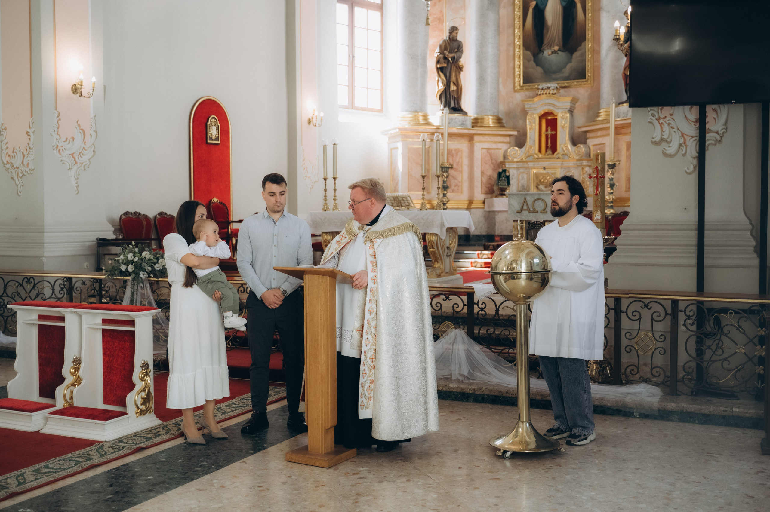 Крещение Александра (Белый Костёл). Семейный фотограф в Минске Дарья Дреко