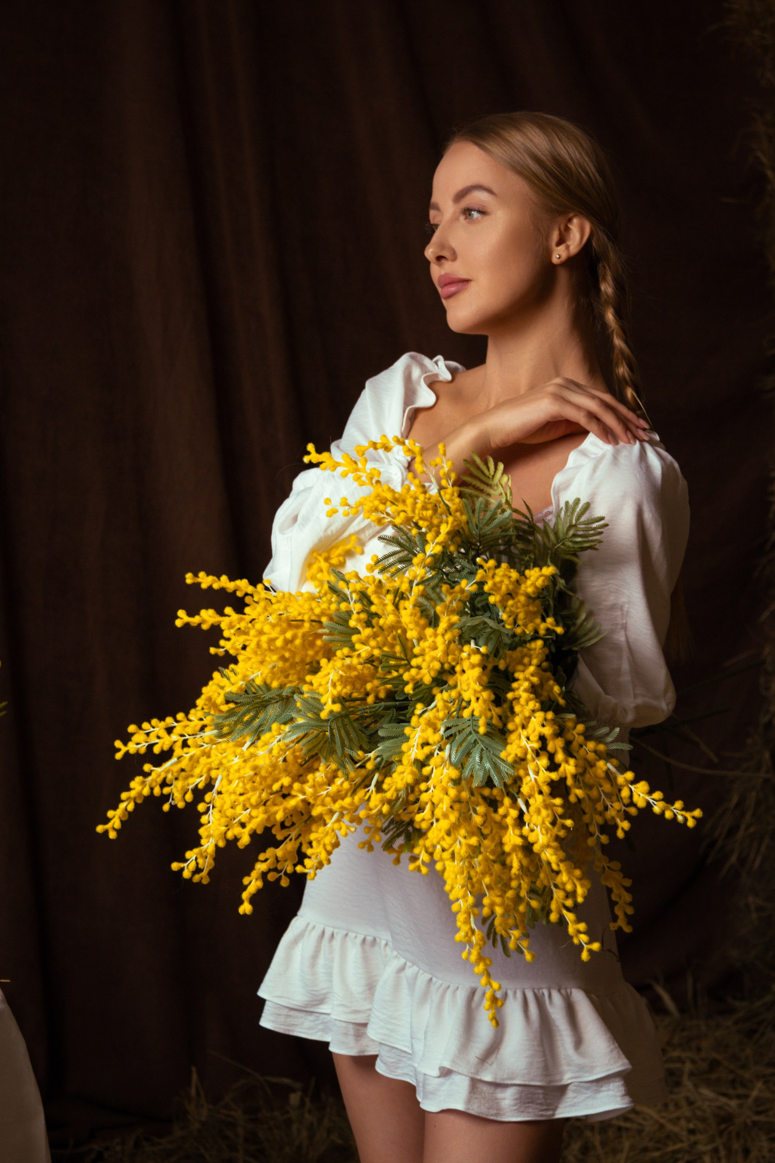 Фотосессия в на сеновале, завтрак в деревне. Портретный фотограф в Санкт-Петербурге Анастасия Епифанова