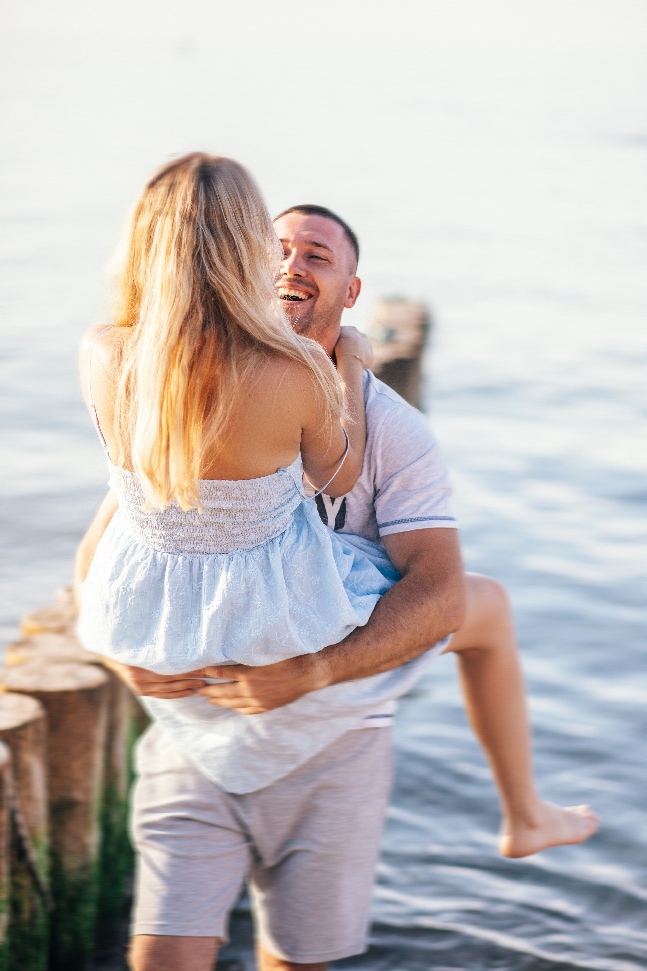 Юлия и Валерий. Фотосессия на море. Семейный фотограф в Калининграде Анастасия Юрина