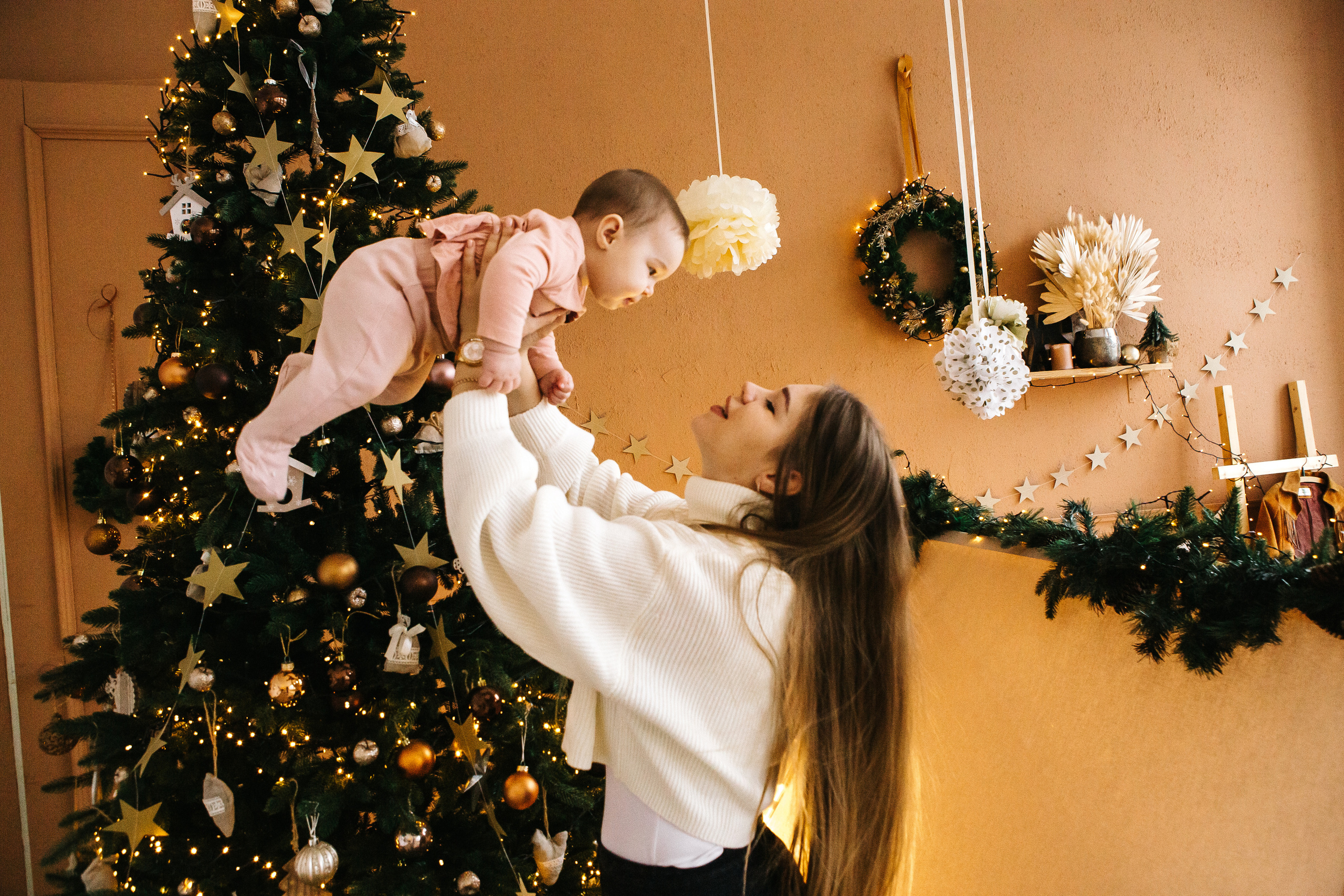 Лена и Карине. Новогодняя съемка. Семейный фотограф в Калининграде Анастасия Юрина