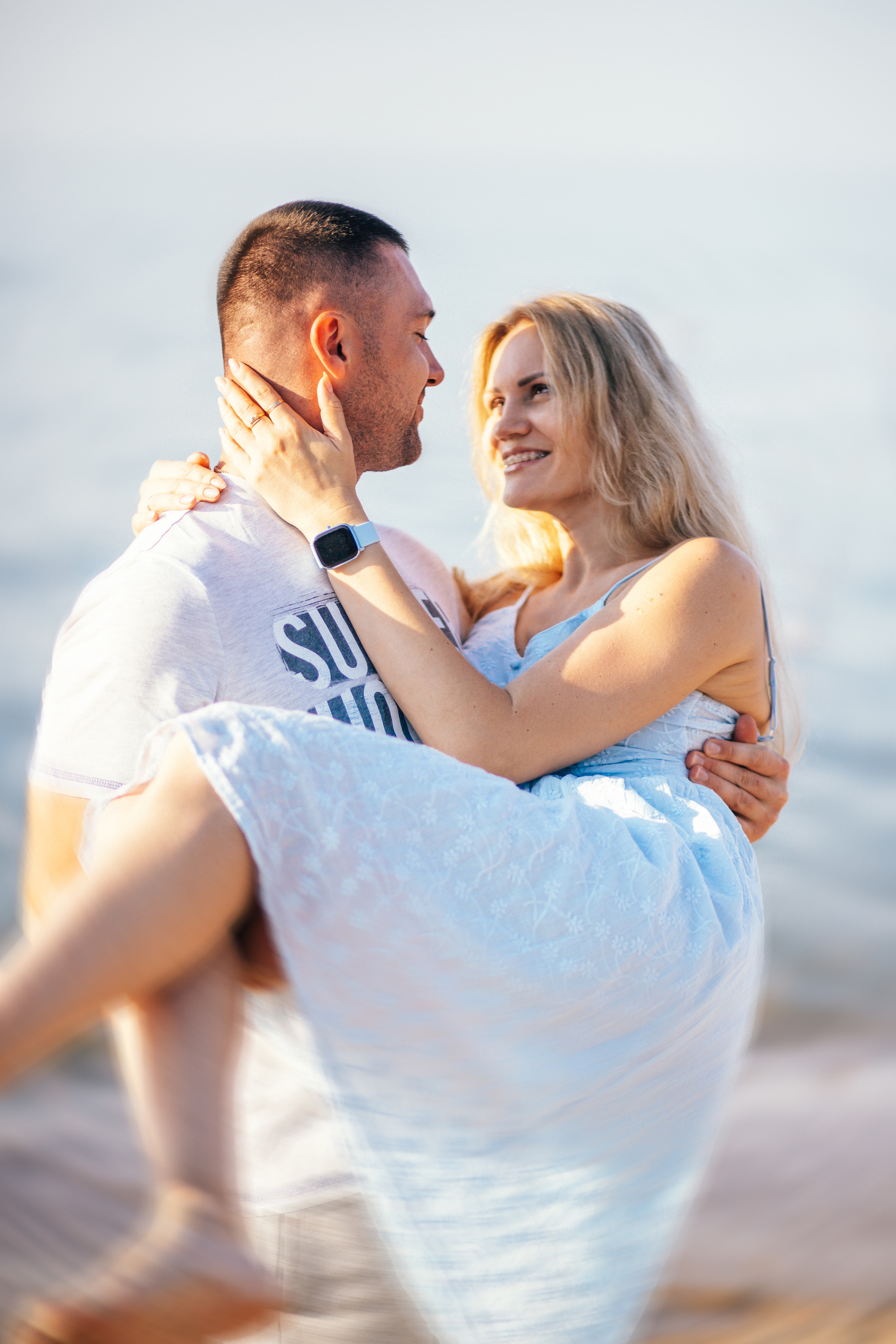Юлия и Валерий. Фотосессия на море. Семейный фотограф в Калининграде Анастасия Юрина
