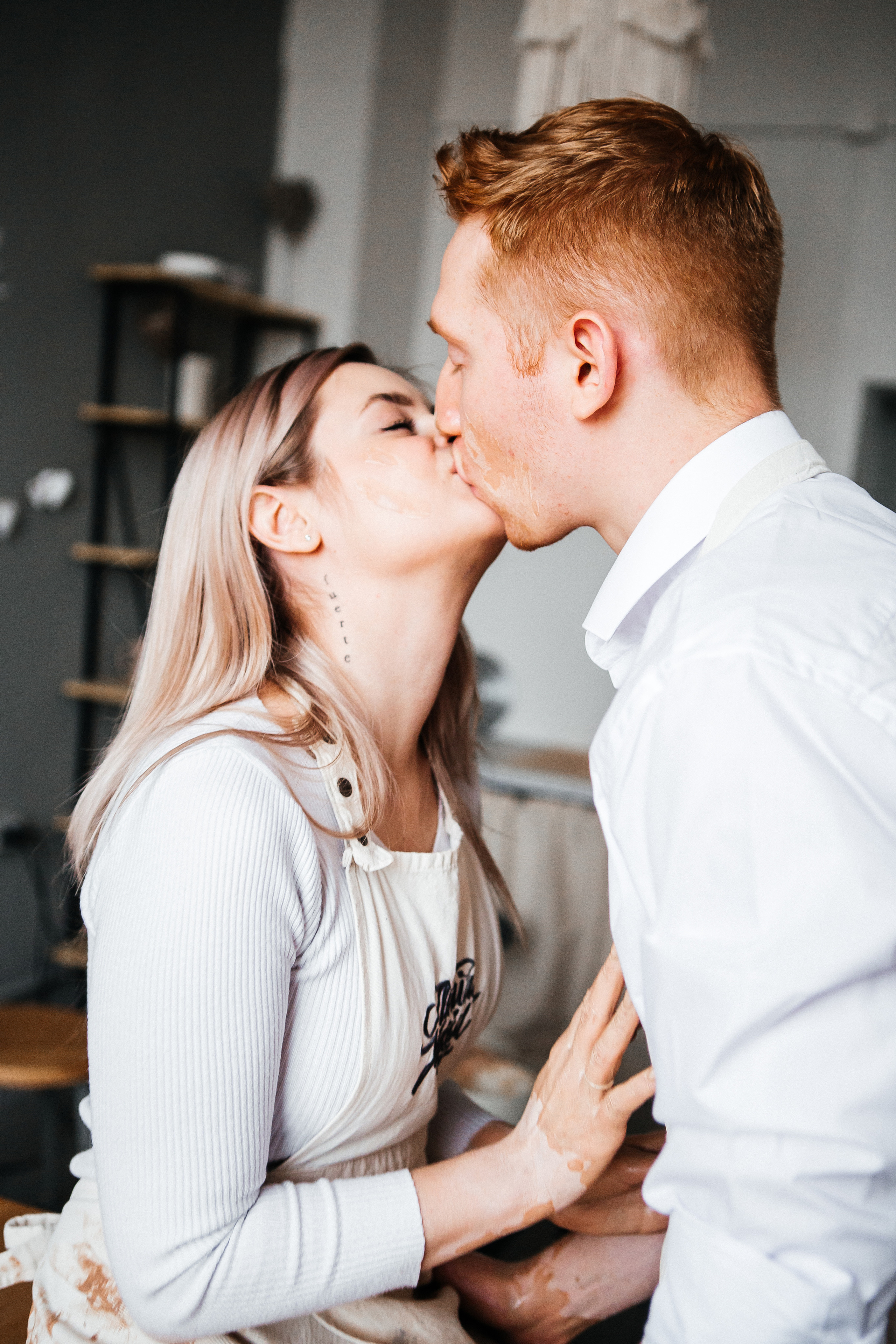 Кристина и Артем. Съемка в гончарной студии. Семейный фотограф в Калининграде Анастасия Юрина
