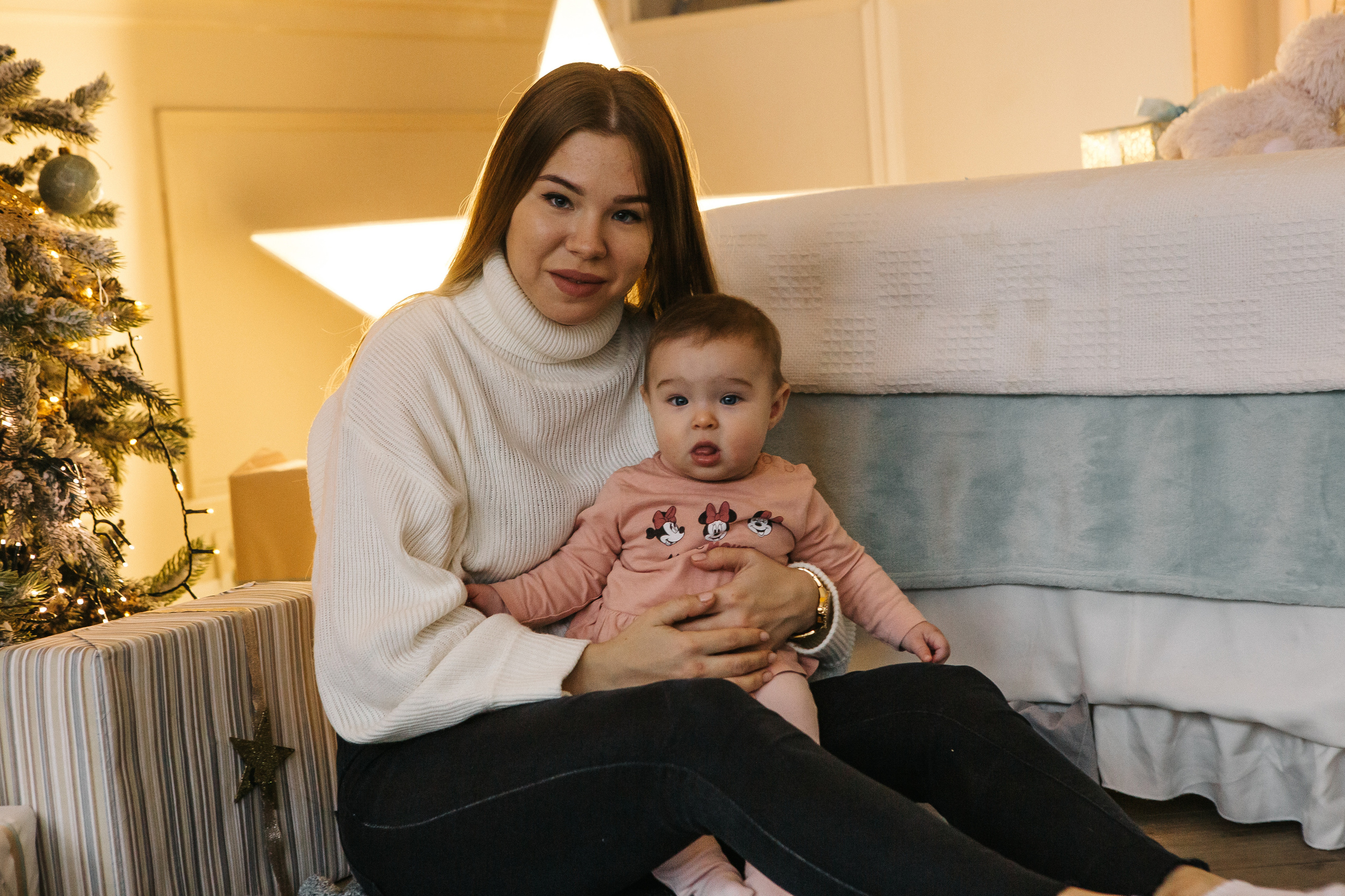 Лена и Карине. Новогодняя съемка. Семейный фотограф в Калининграде Анастасия Юрина