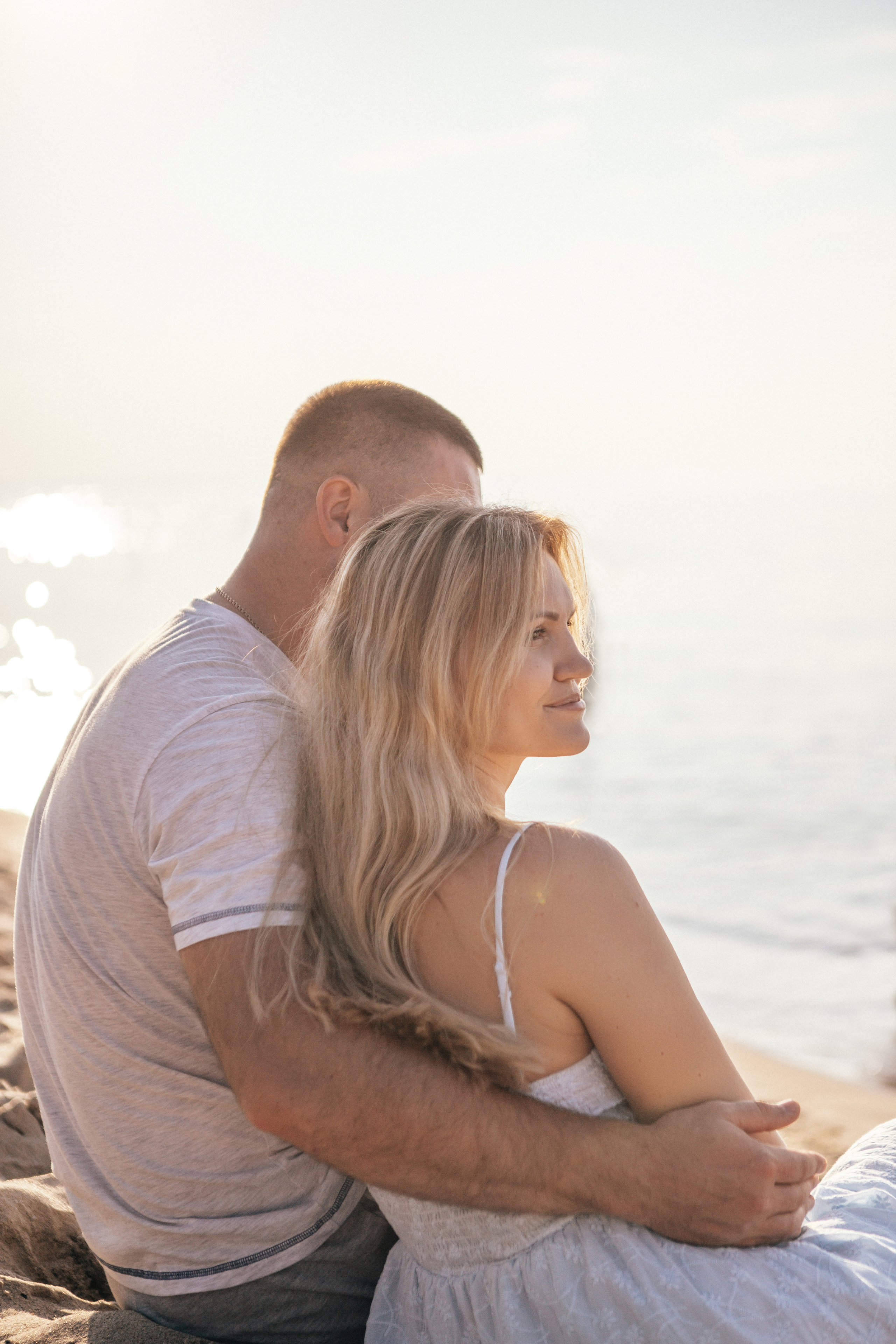 Юлия и Валерий. Фотосессия на море. Семейный фотограф в Калининграде Анастасия Юрина