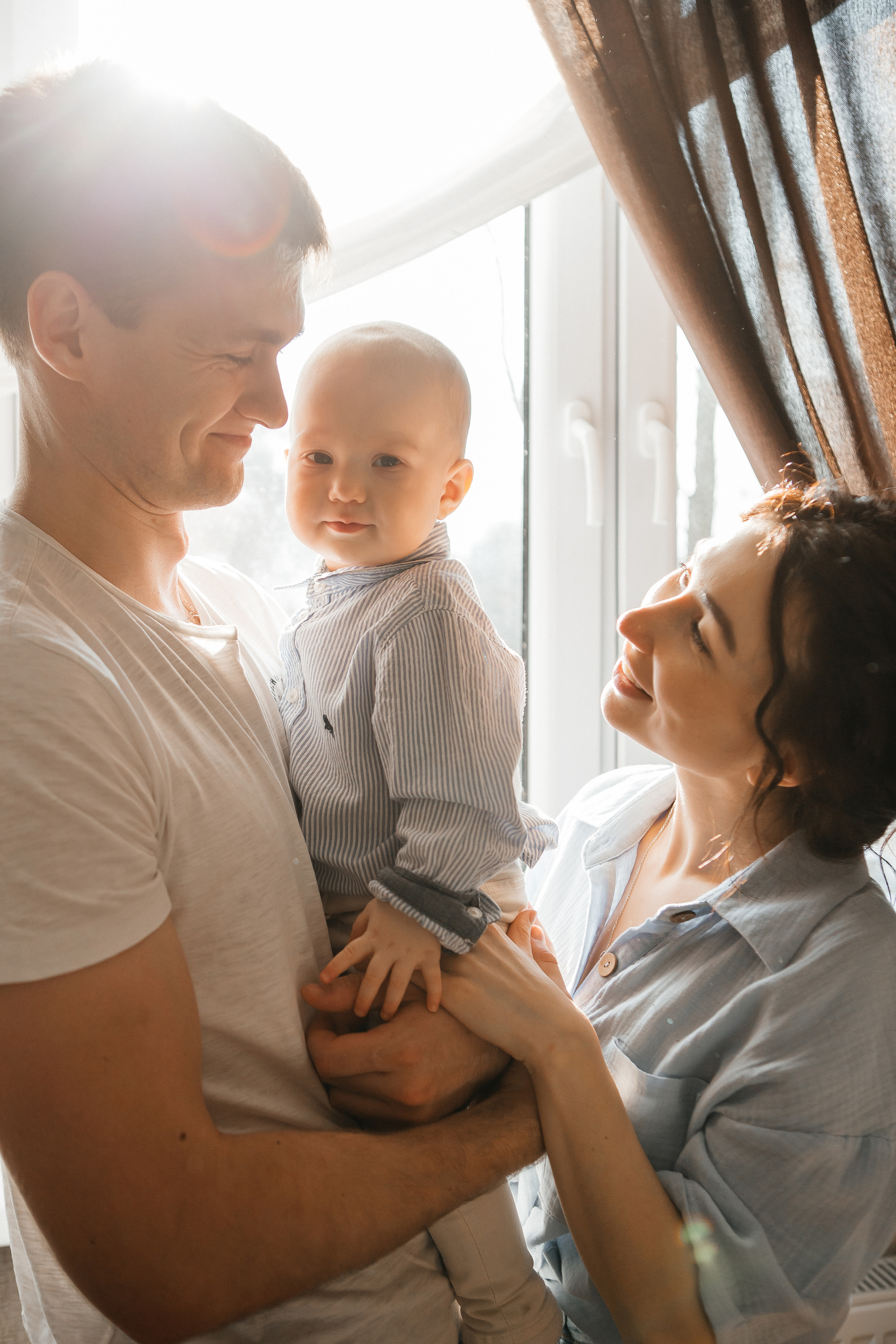 Максим, Ира и Миша. Домашняя фотосессия. Семейный фотограф в Калининграде Анастасия Юрина