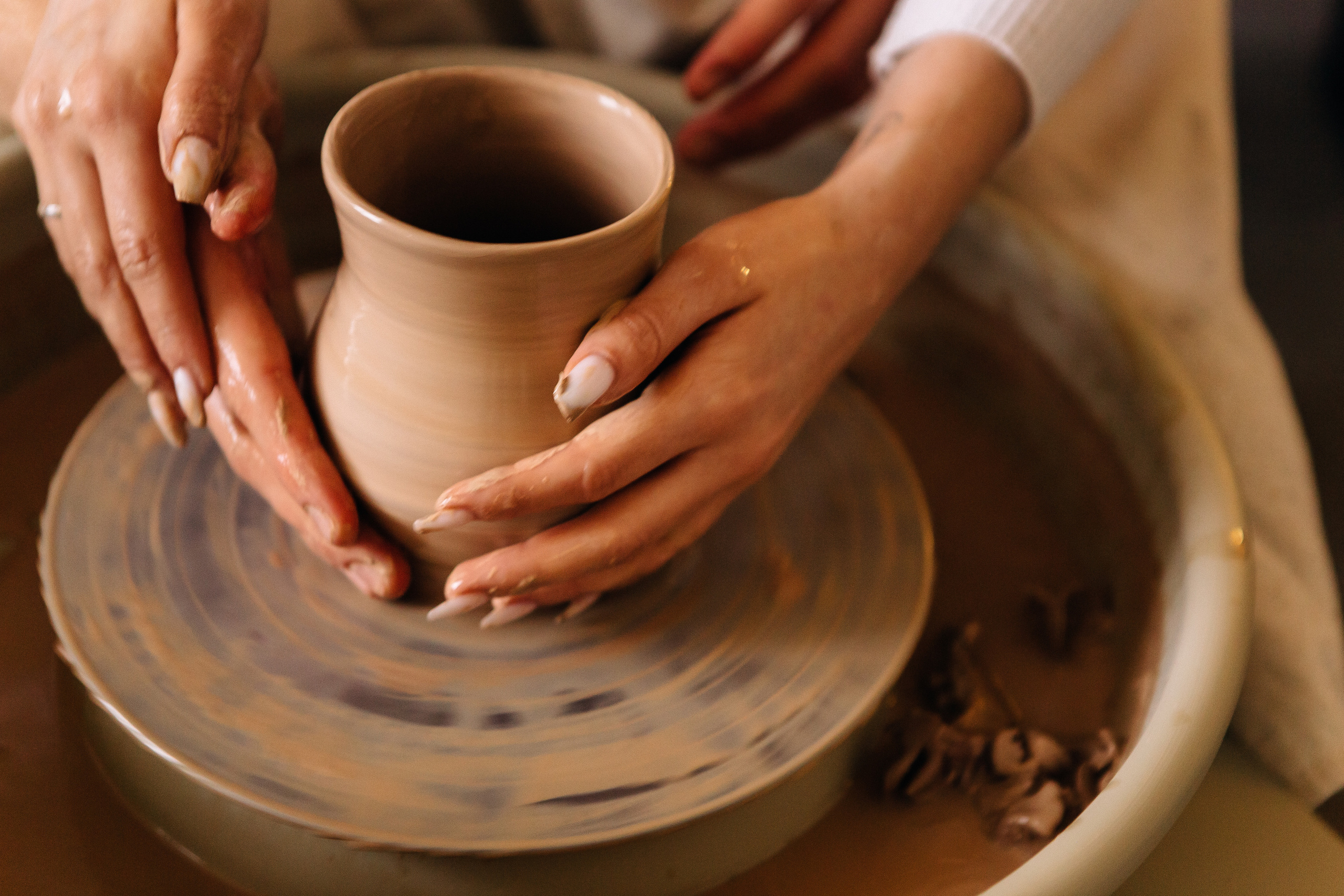 Кристина и Артем. Съемка в гончарной студии. Семейный фотограф в Калининграде Анастасия Юрина