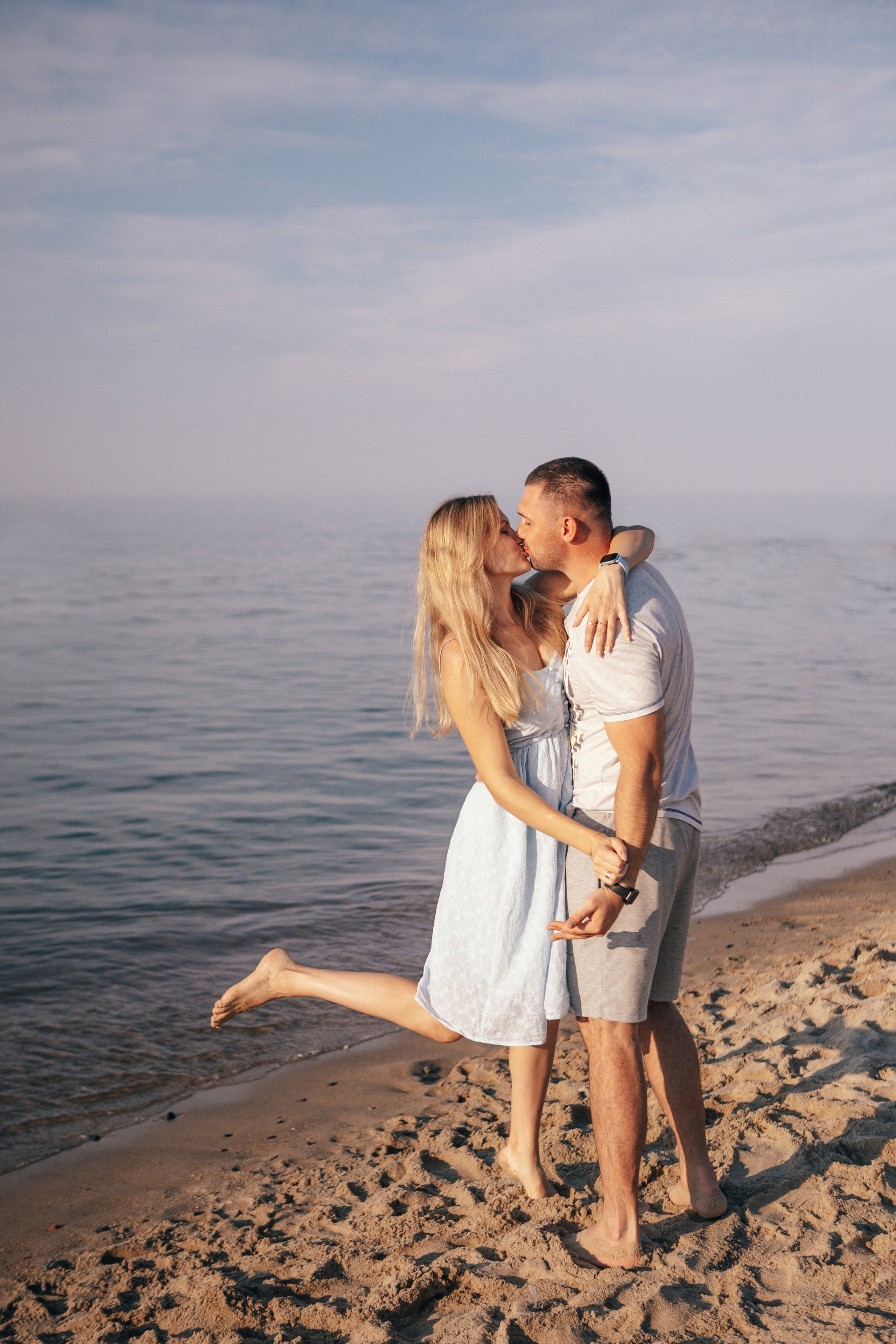 Юлия и Валерий. Фотосессия на море. Семейный фотограф в Калининграде Анастасия Юрина