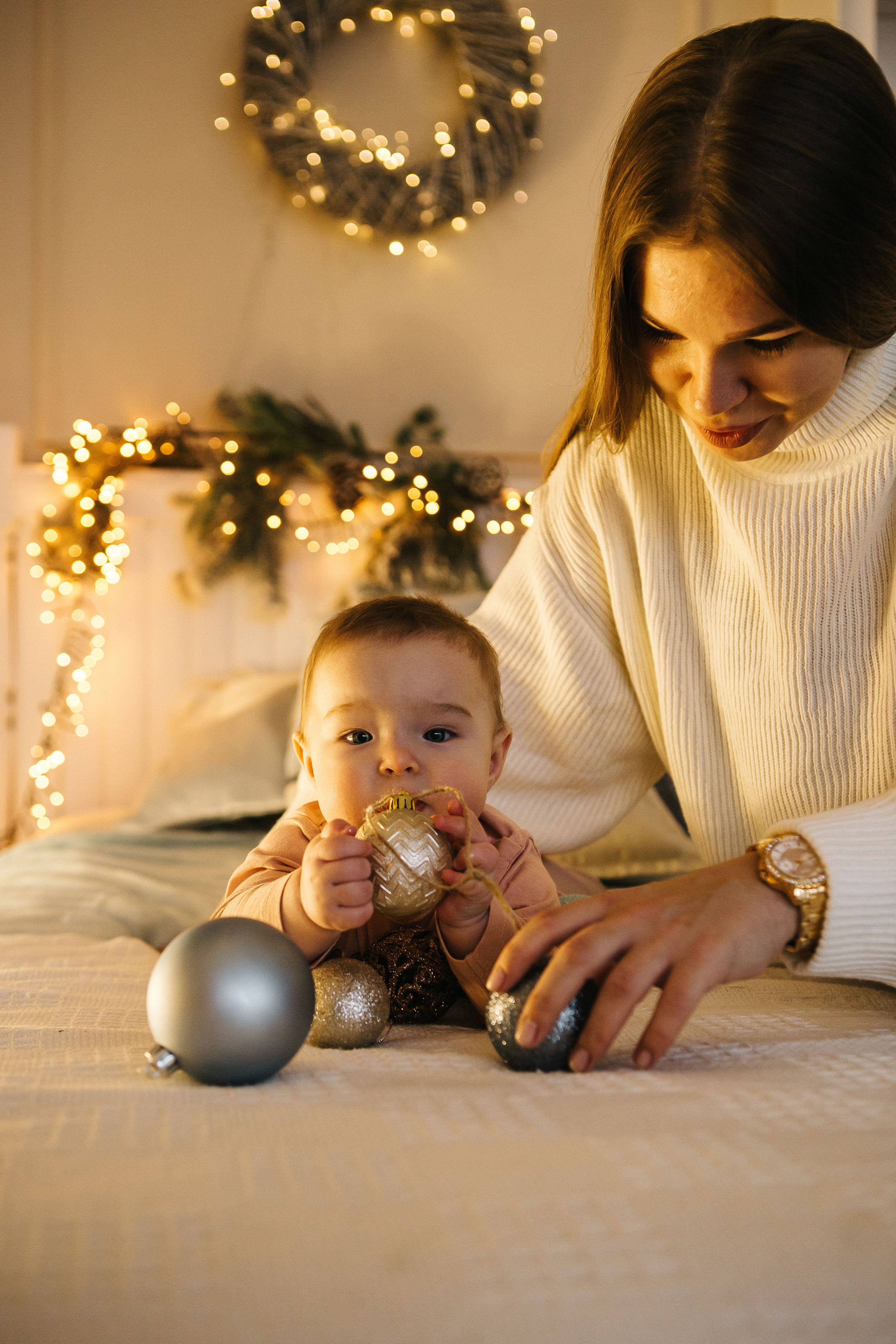 Лена и Карине. Новогодняя съемка. Семейный фотограф в Калининграде Анастасия Юрина