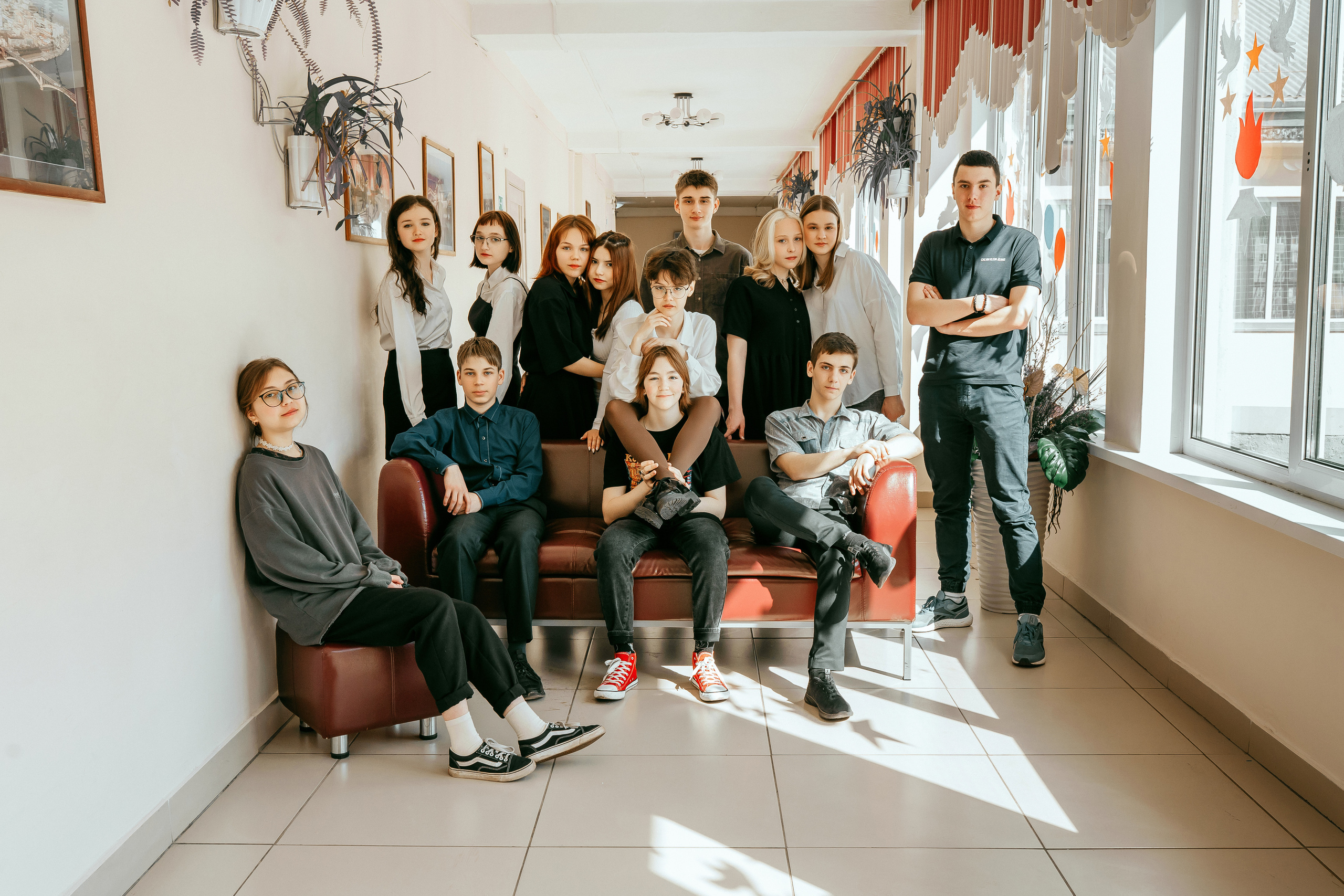 Групповая фотосессия для коллектива. Фотограф Ким Наталья в Красноярске