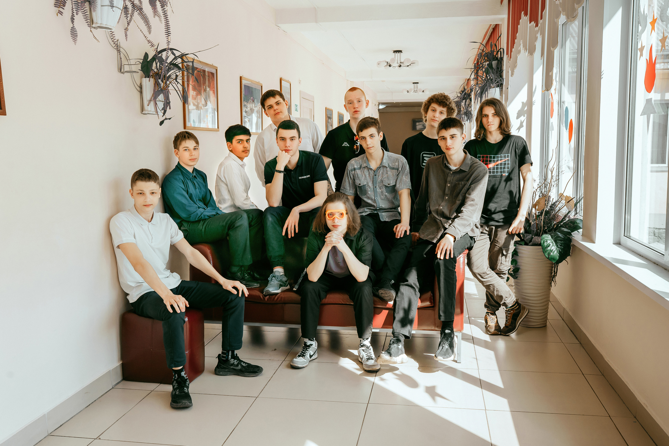 Групповая фотосессия для коллектива. Фотограф Ким Наталья в Красноярске