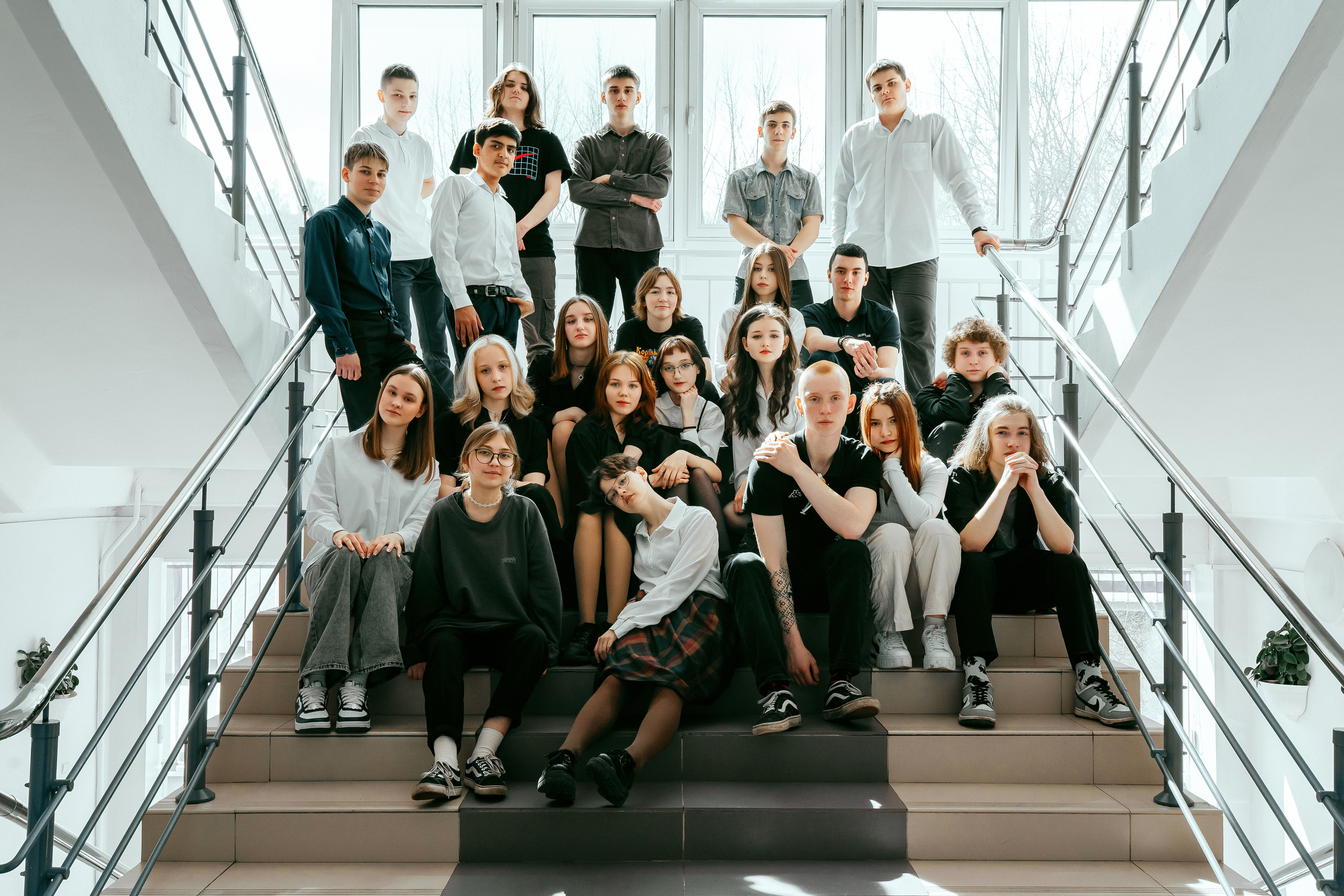 Групповая фотосессия для коллектива. Фотограф Ким Наталья в Красноярске