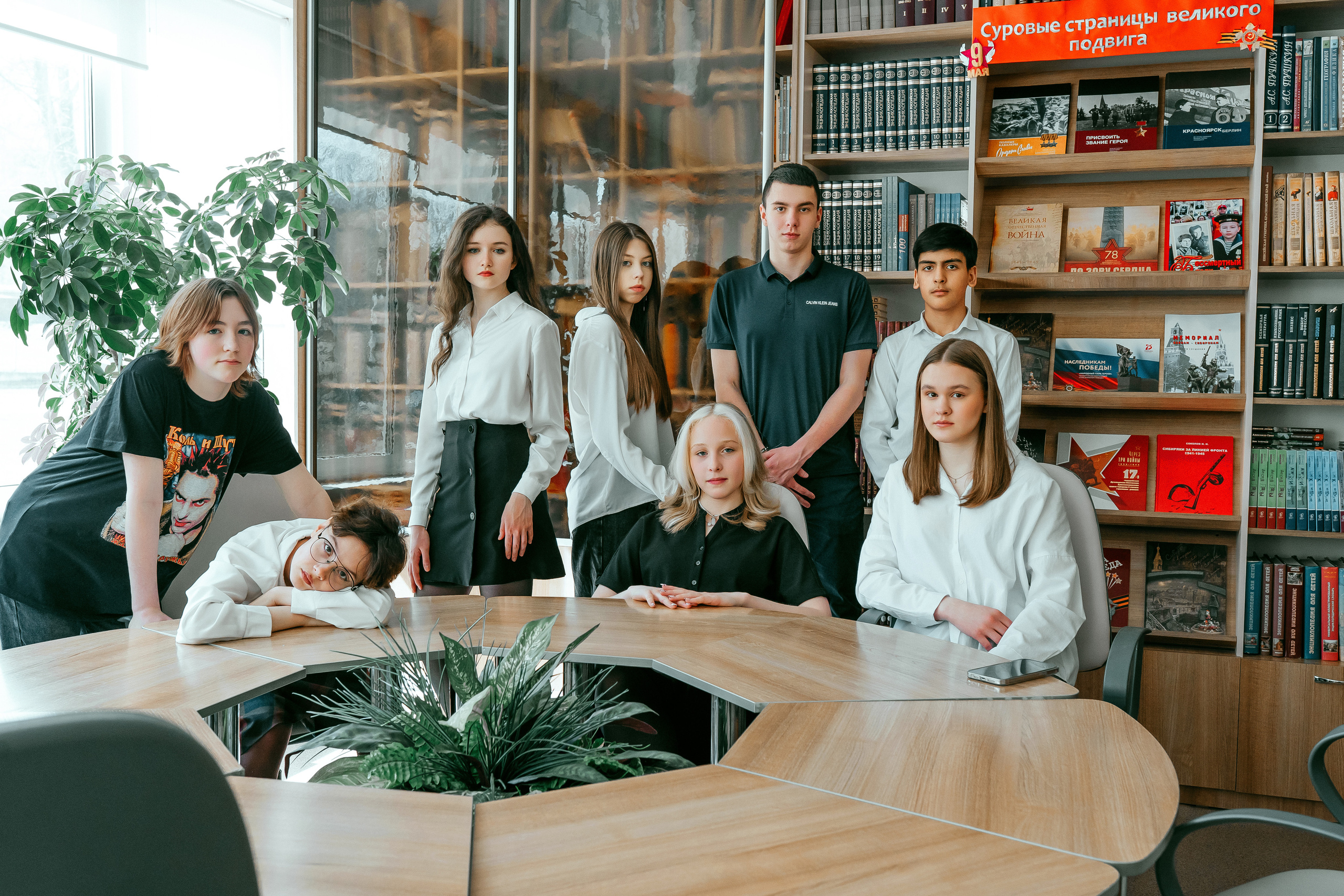 Групповая фотосессия для коллектива. Фотограф Ким Наталья в Красноярске