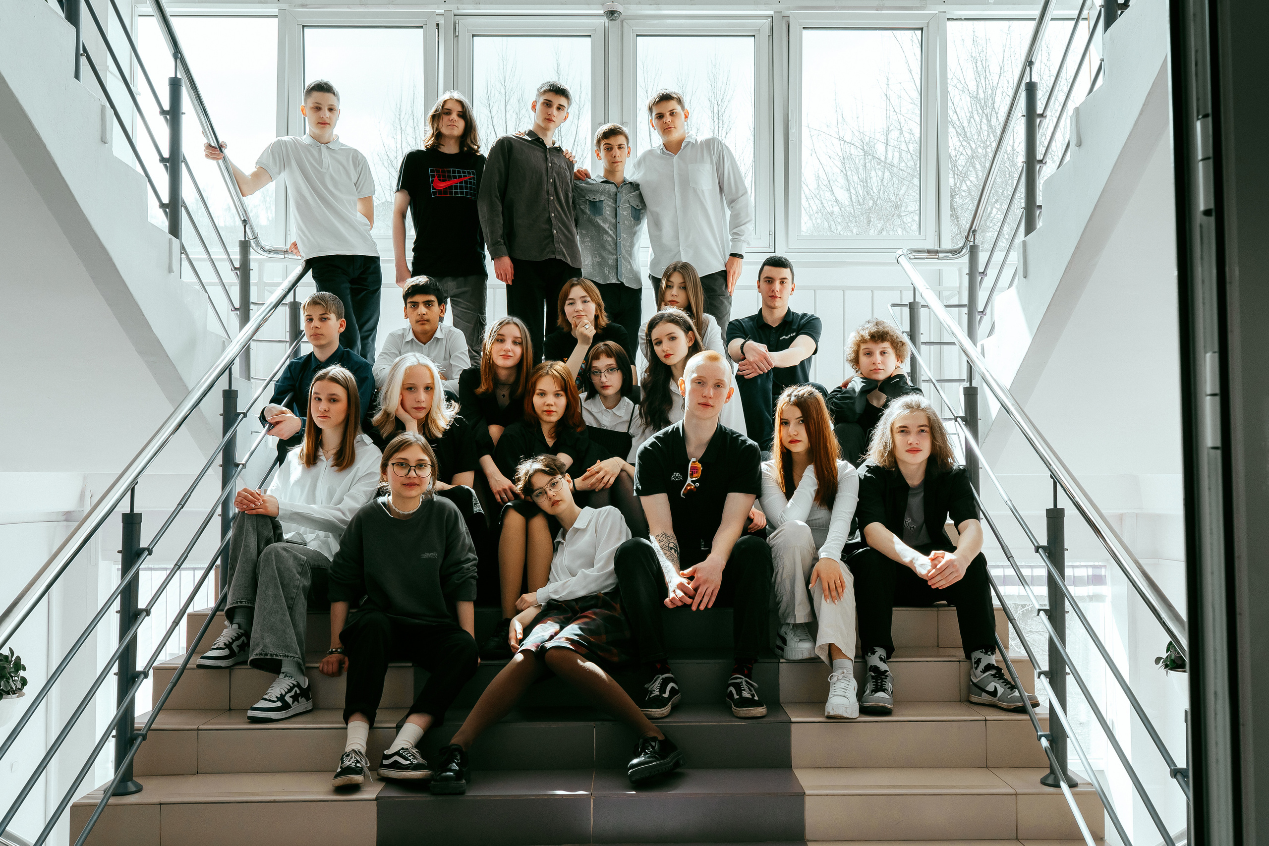 Групповая фотосессия для коллектива. Фотограф Ким Наталья в Красноярске