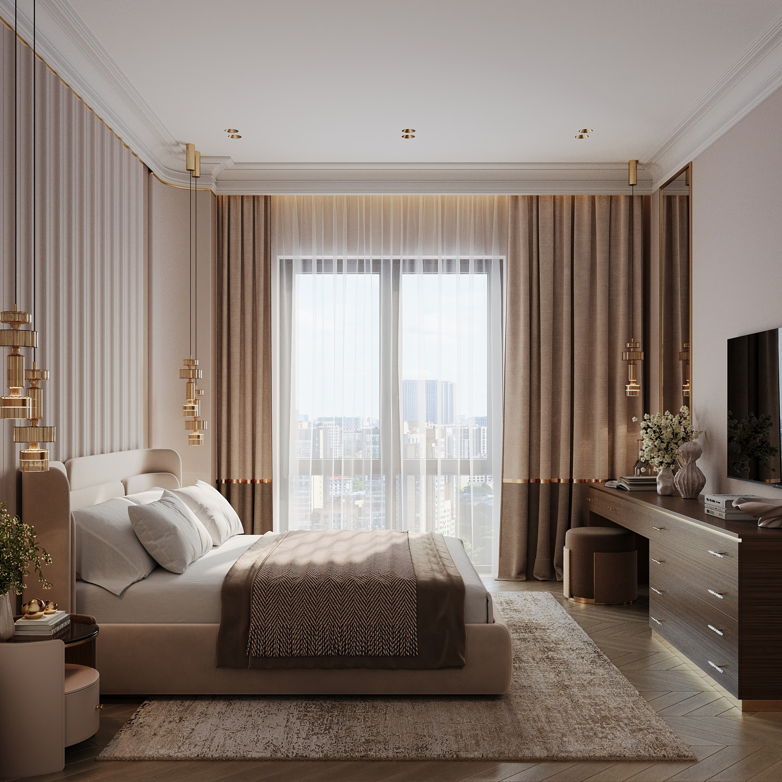 ЖК Павелецкая сити. Дизайн интерьера в Москве