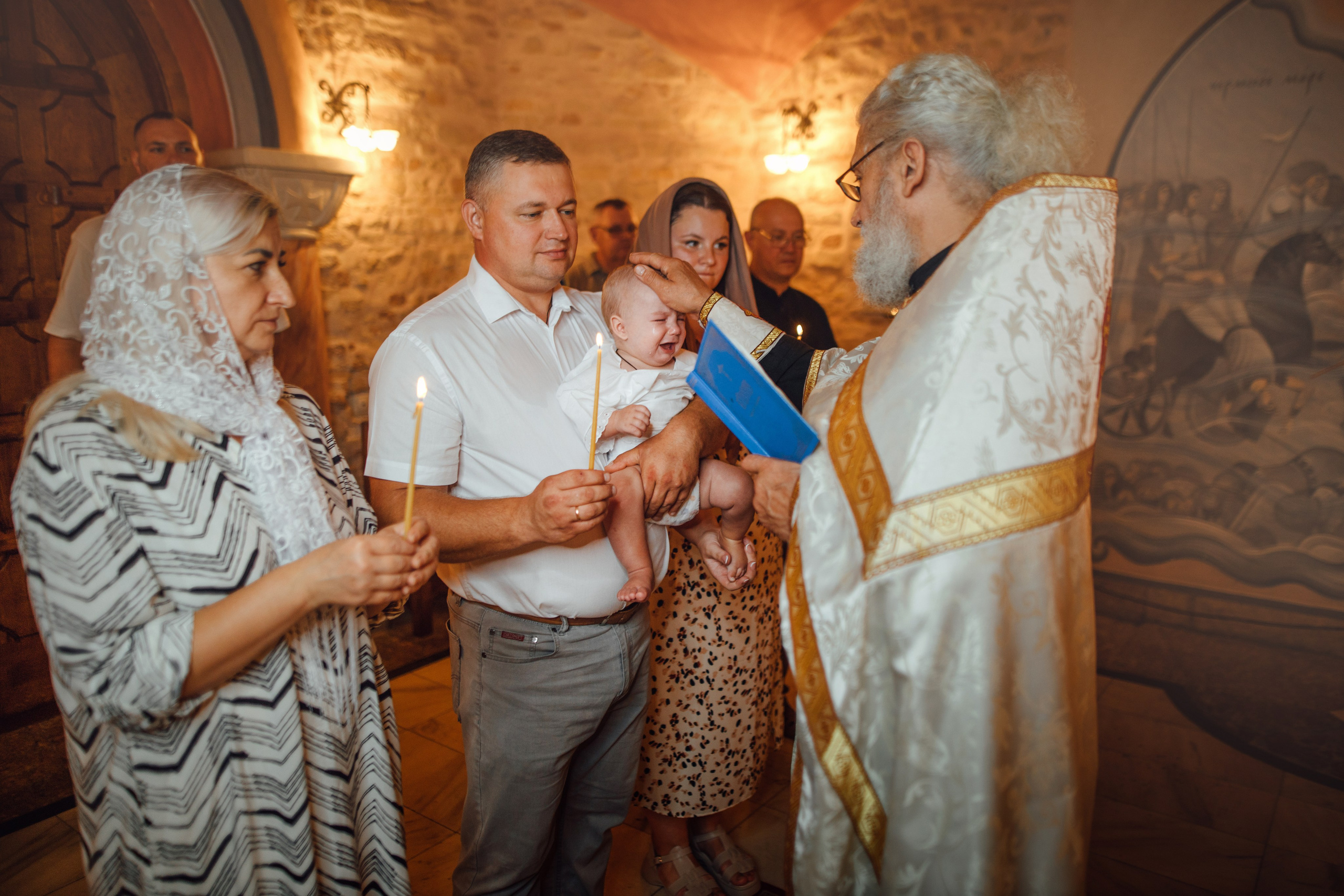 Крещение Егора (Георгия) Державный храм, св. Елисаветенского монастыря, Новинки, август 2024