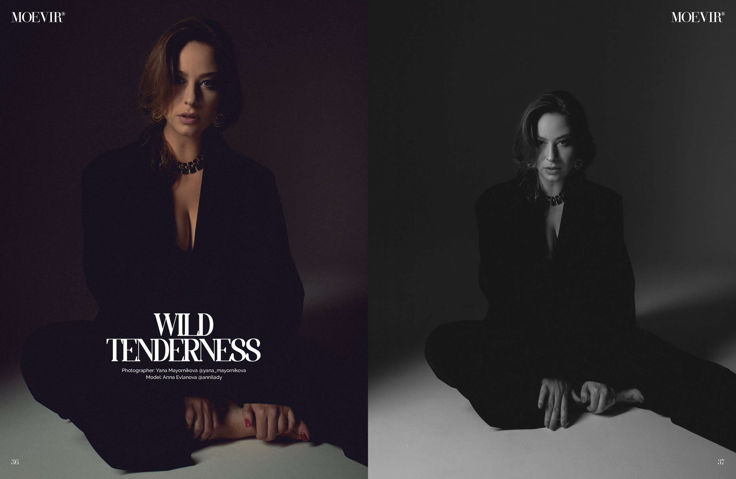 Фотосъемка, попавшая во Французский журнал. Фотограф Яна Майорникова