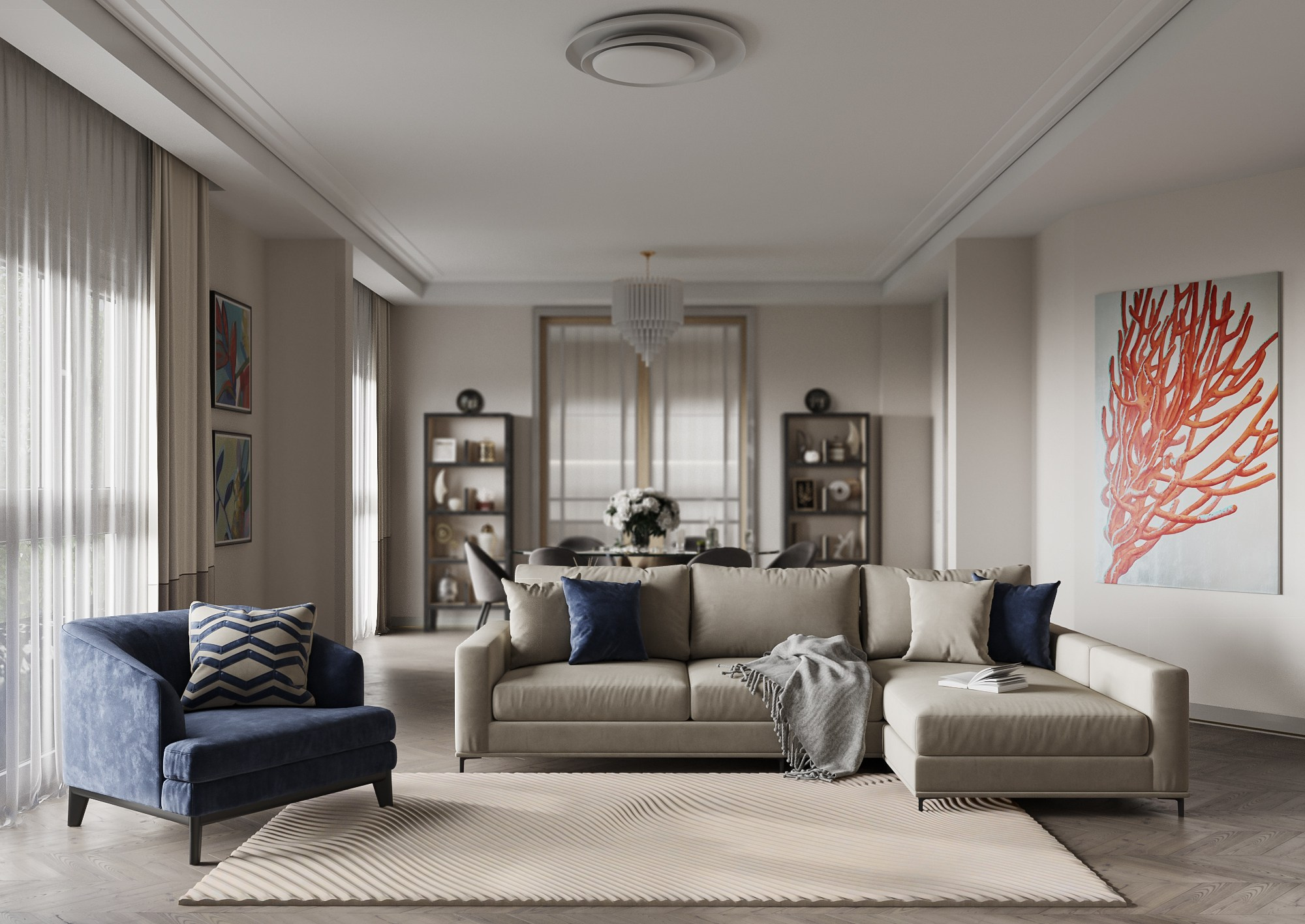 Берлин. Дизайн Марина Павлюченкова. 3D визуализатор интерьеров Ксения Жарко