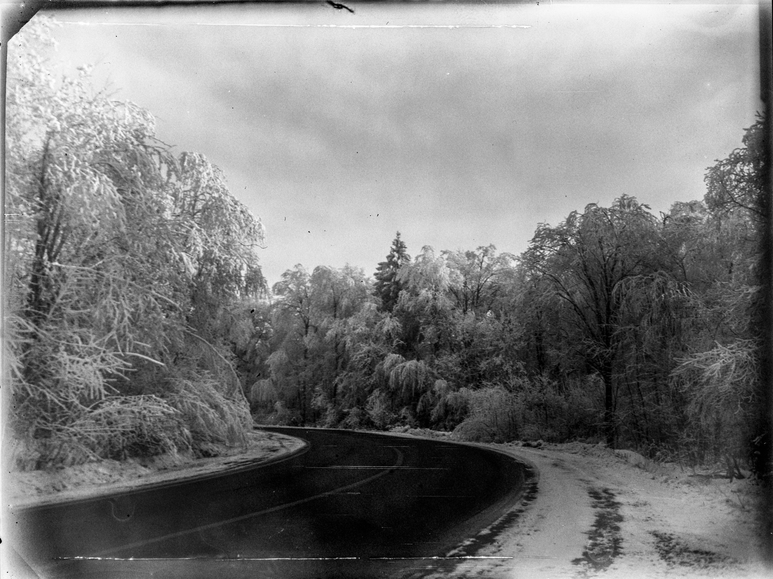 Glass plates. Darkroom aesthetics