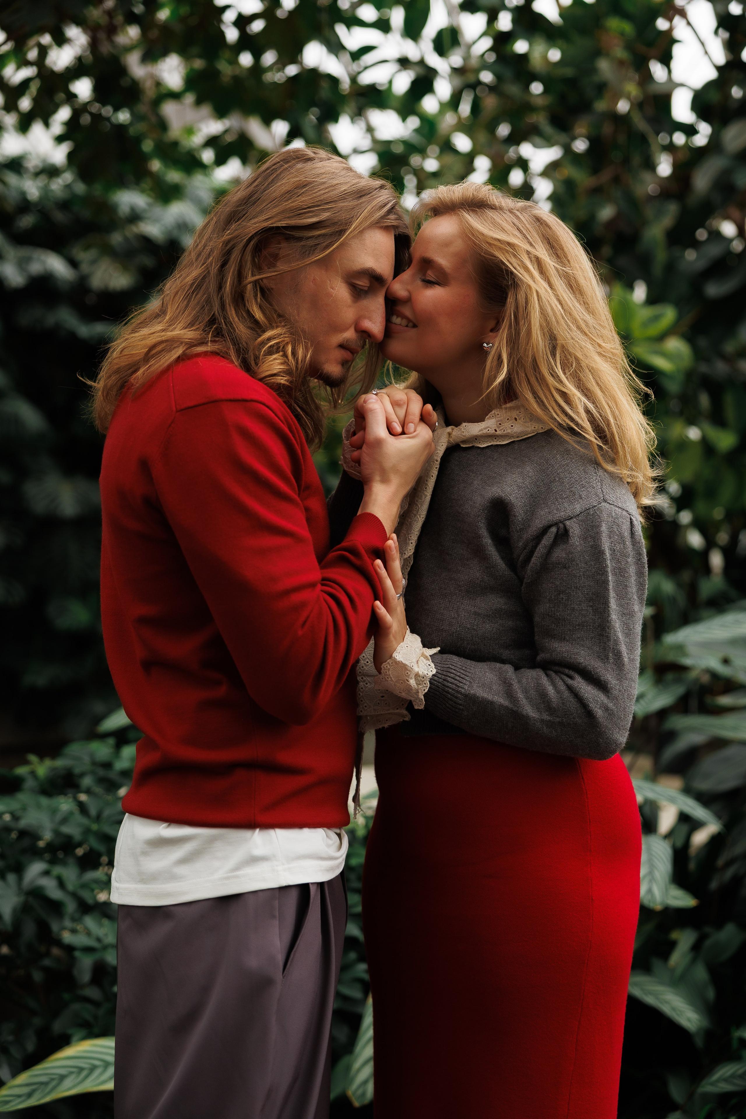 Предложение в оранжерее. Свадебный и семейный фотограф в Москве Красинская Мария