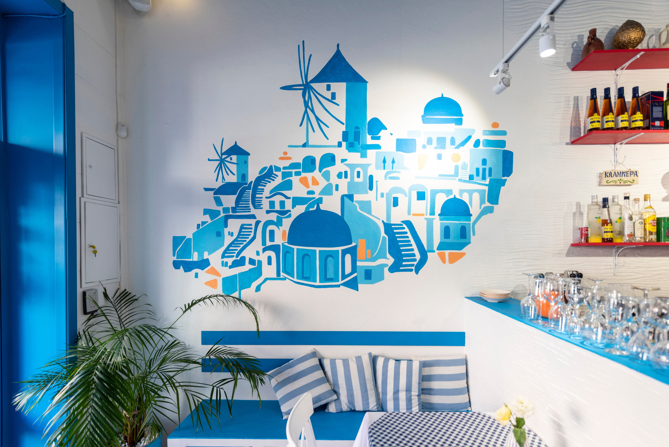 Греческая Таверна Йоргос. Интерьерный и репортажный фотограф в Краснодаре Дмитрий Вальков