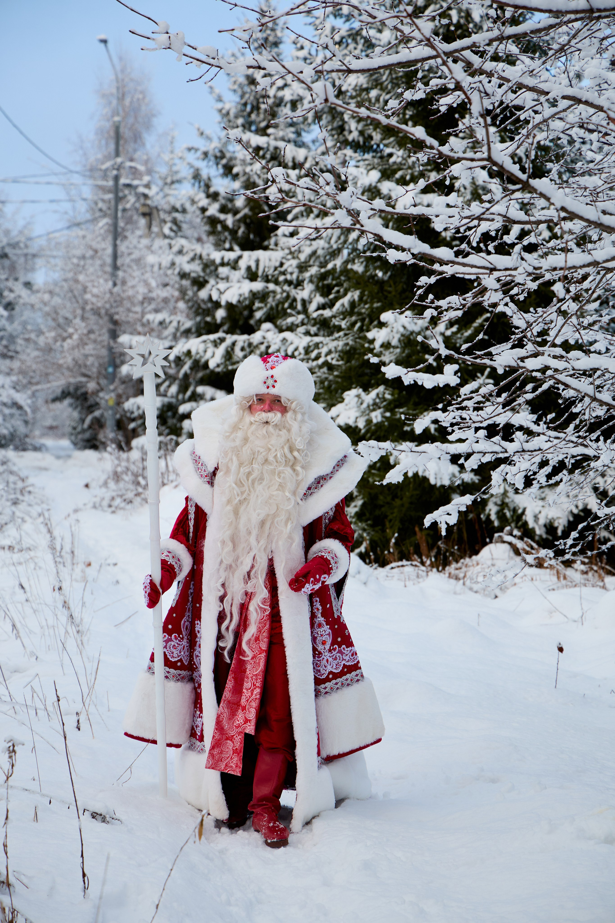 Дед Мороз и Снегурочка. Свадебный фотограф Москва и Московская область Борисов Сергей