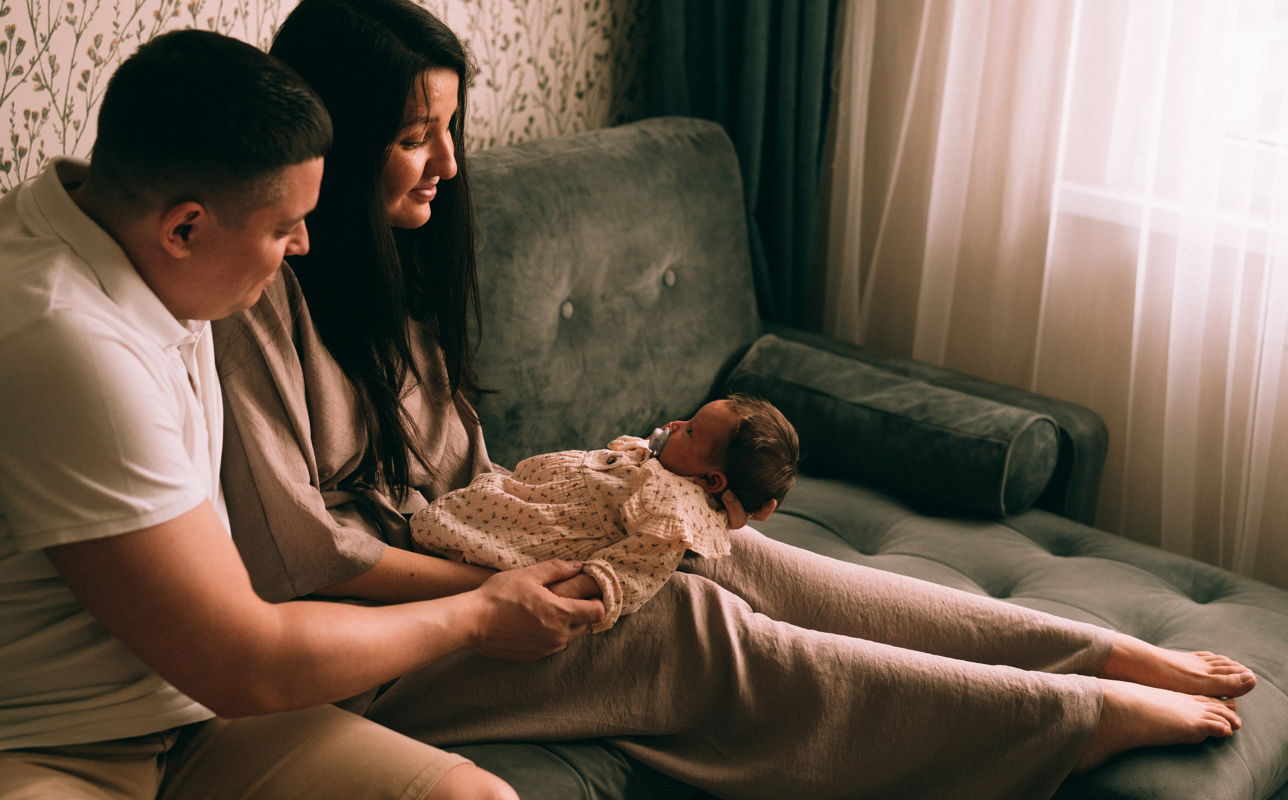 Эмилии 10 дней. Семейный, ньюборн фотограф, фотограф на роды в Москве, Виктория Тюльдюкова