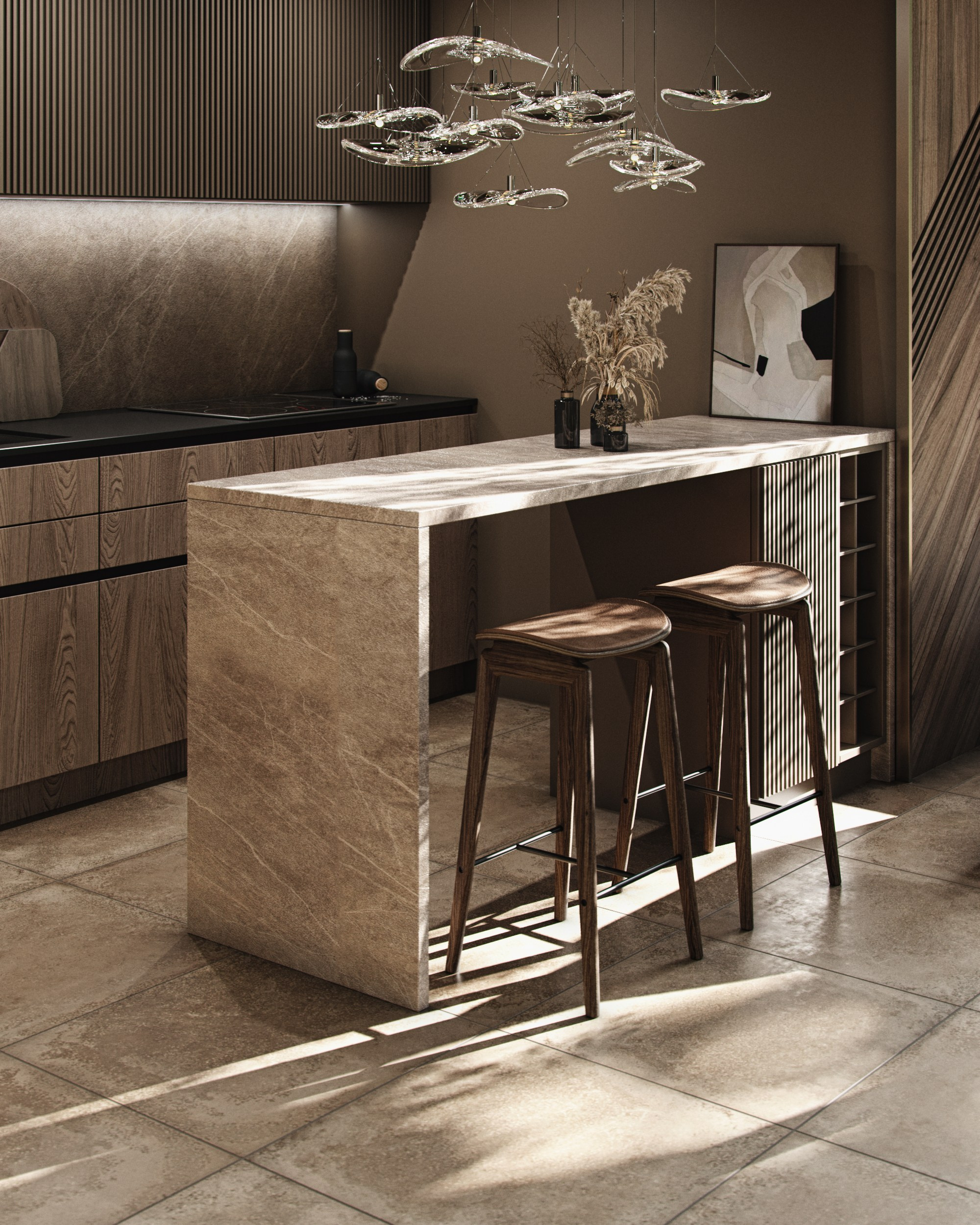 The main role is rays. 3D Визуализация // Reiterrrr