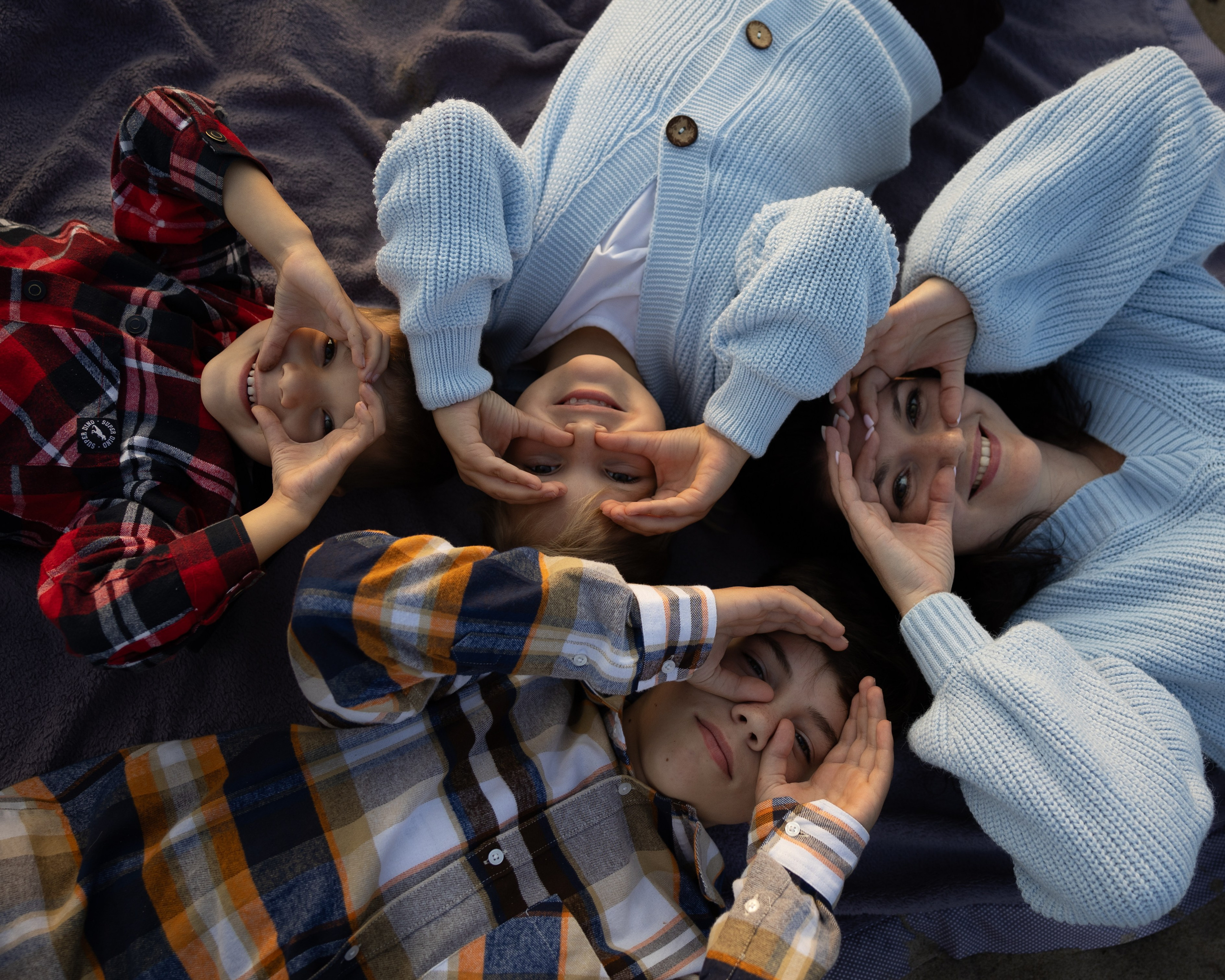 Евгения и детки. Фотограф Новосибирск, Академгородок — Айна