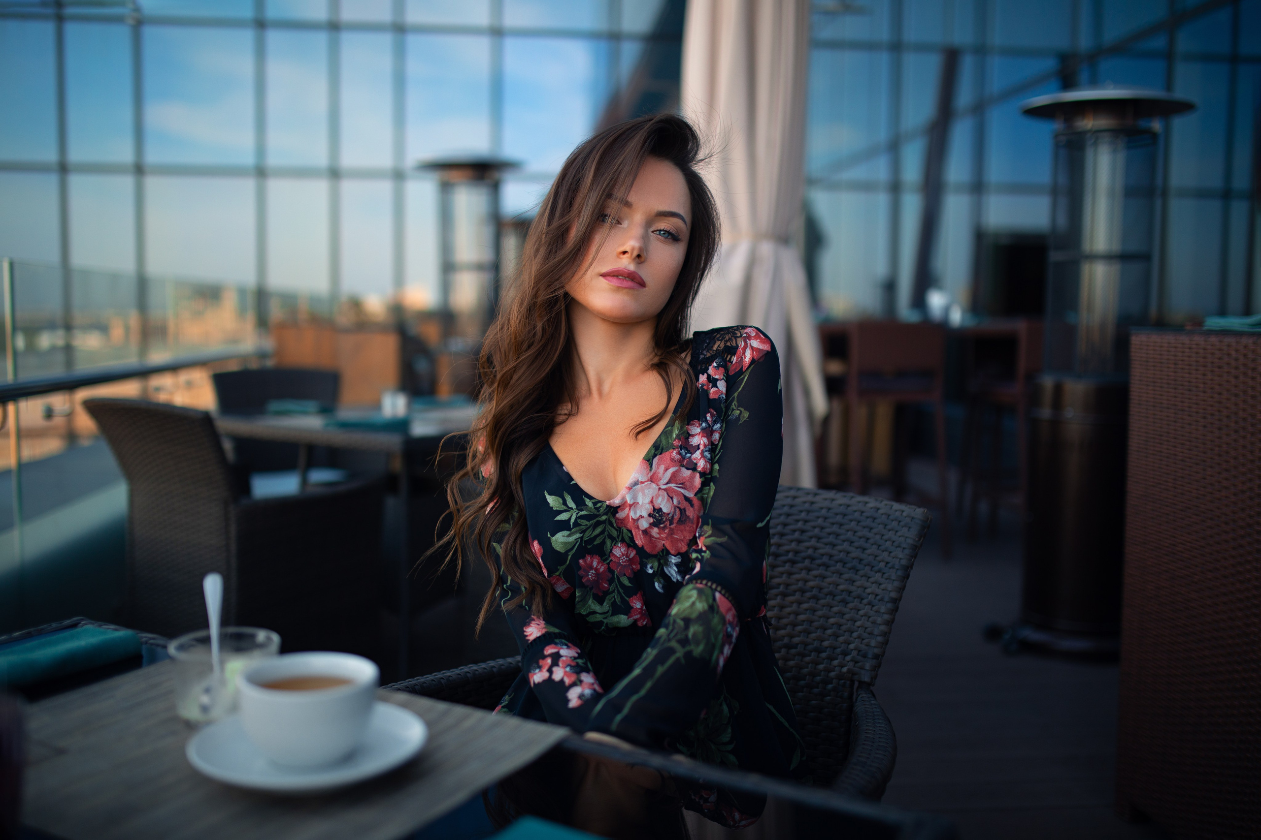 Вечерняя съемка с Екатериной на берегу реки в формате для «себя»