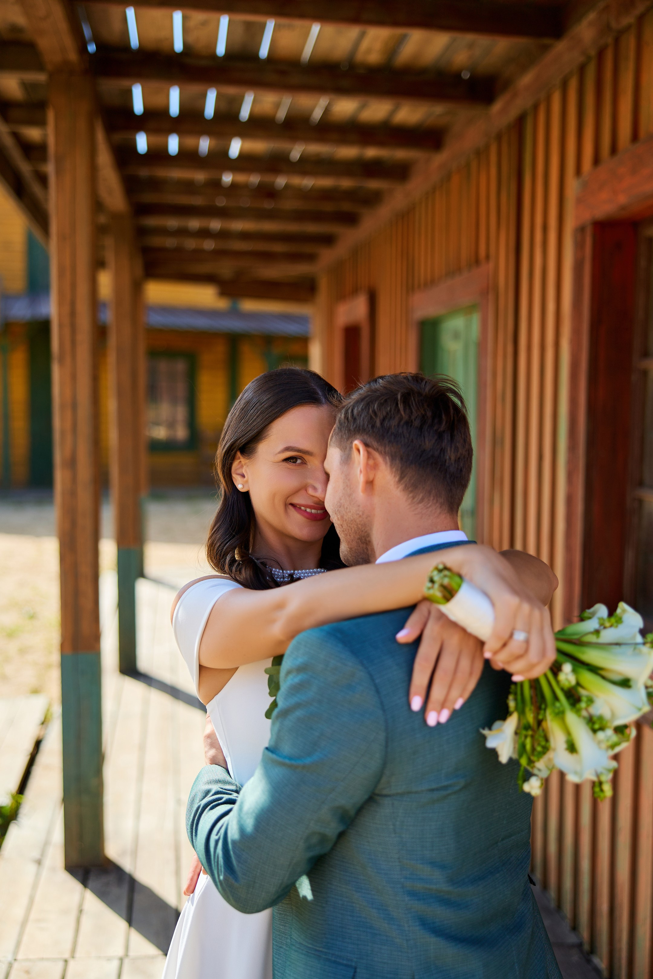 Свадебная фотосессия в Кинопарке Москино. Свадебный фотограф Сергей Колбинский