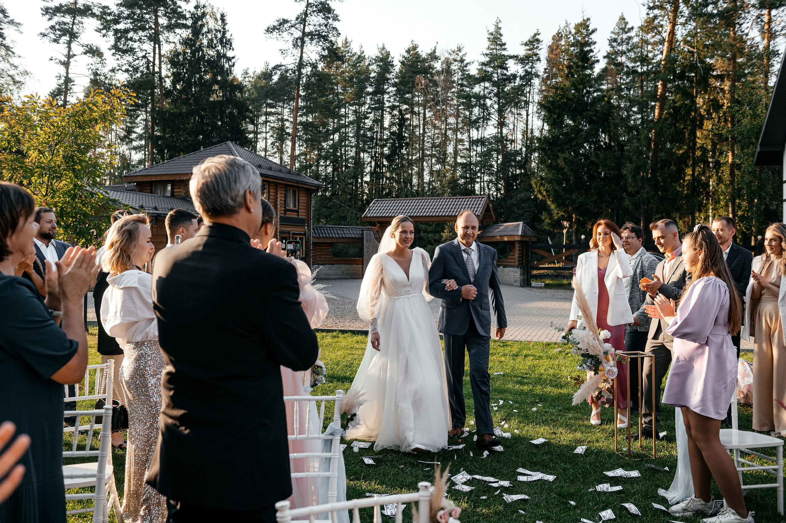 Нет ничего лучше закатного солнца. Загородный клуб «Барин». Свадебный и семейный фотограф Виктория Носачёва. Щелково, Москва и МО