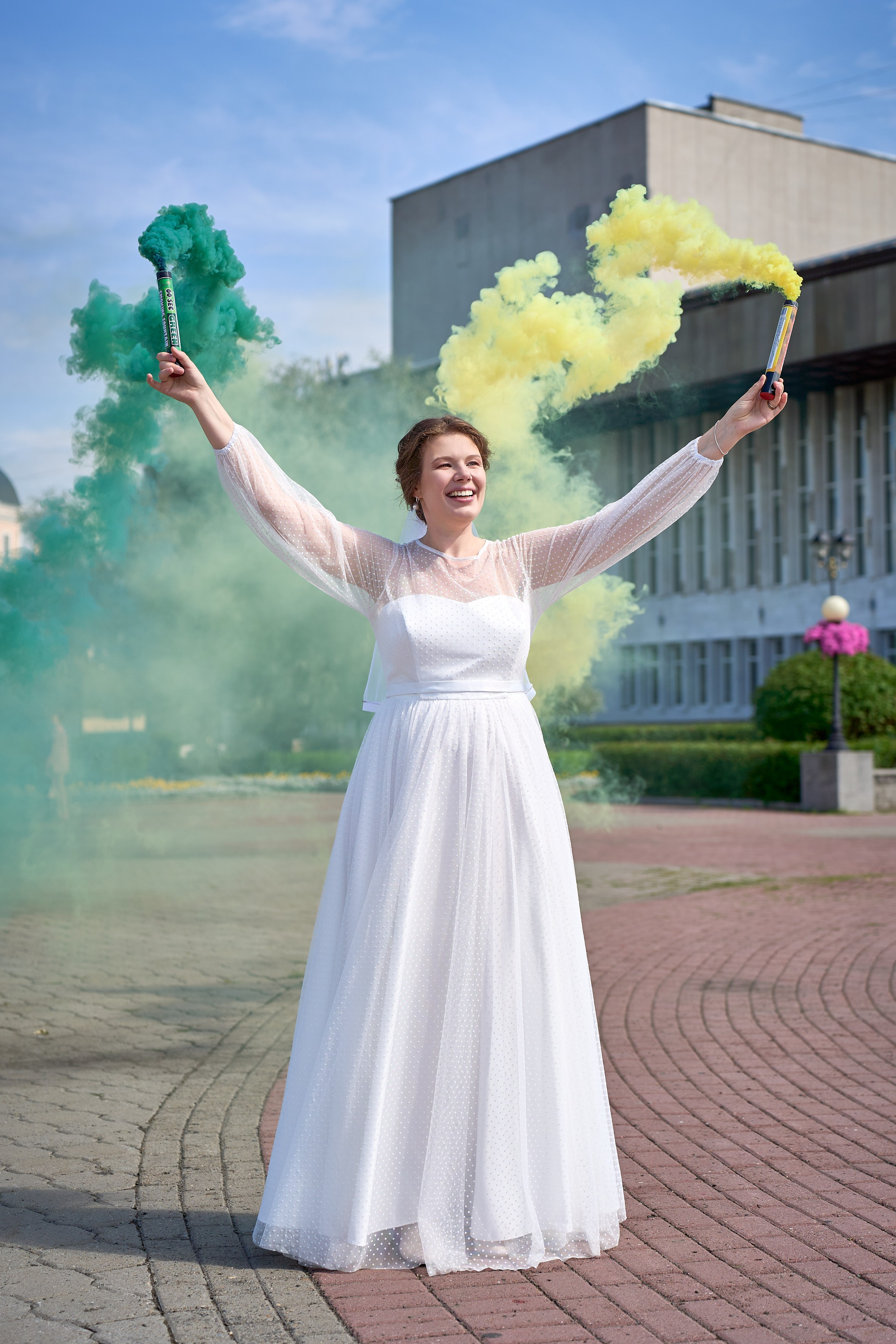 Прогулка после ЗАГСа. Репортажный и портретный фотограф в Томске Ларионов Артём