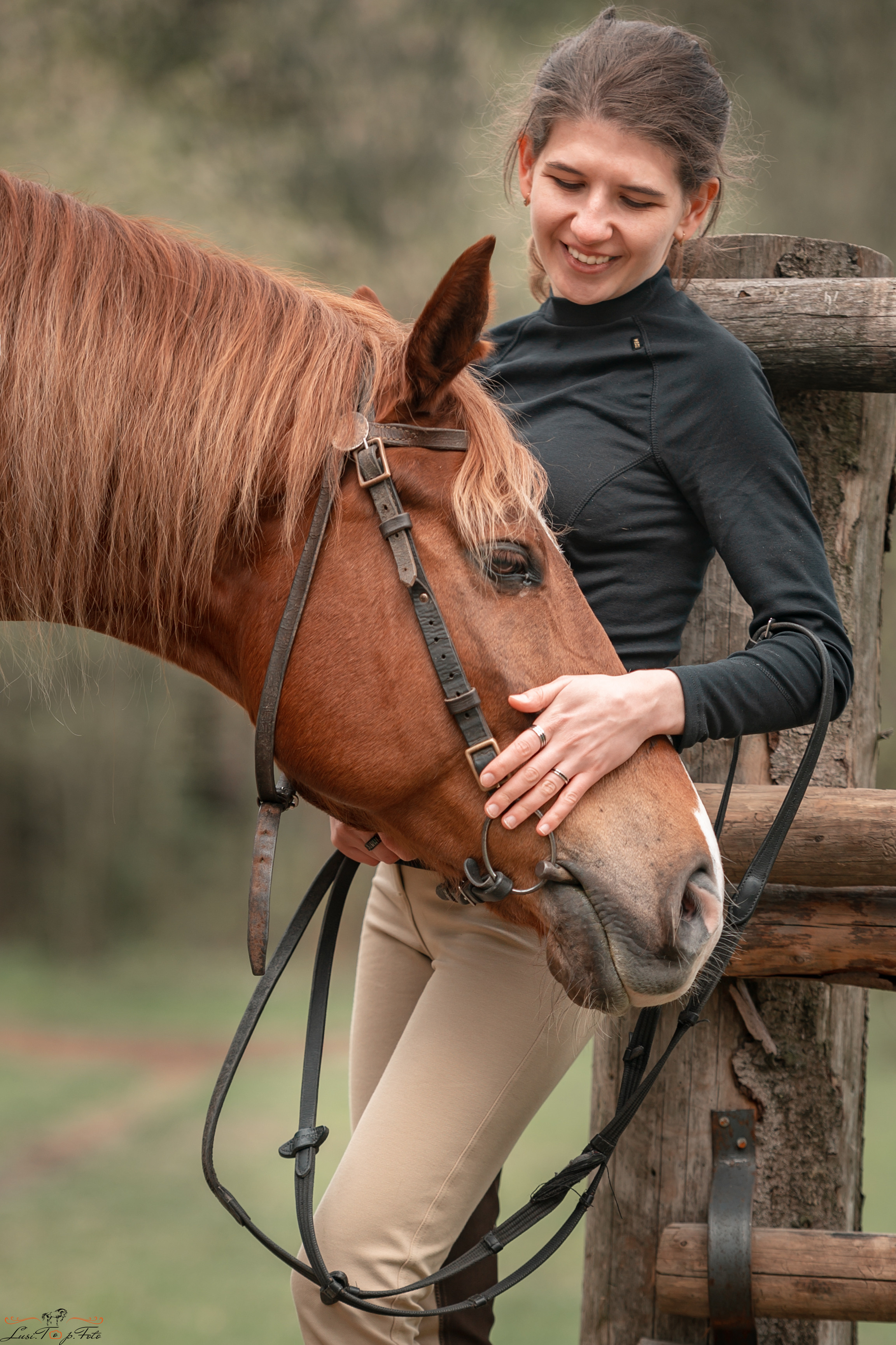 Фотосессия на ДР на конюшне. Конный и фотограф с животными в Твери Топталова Люся